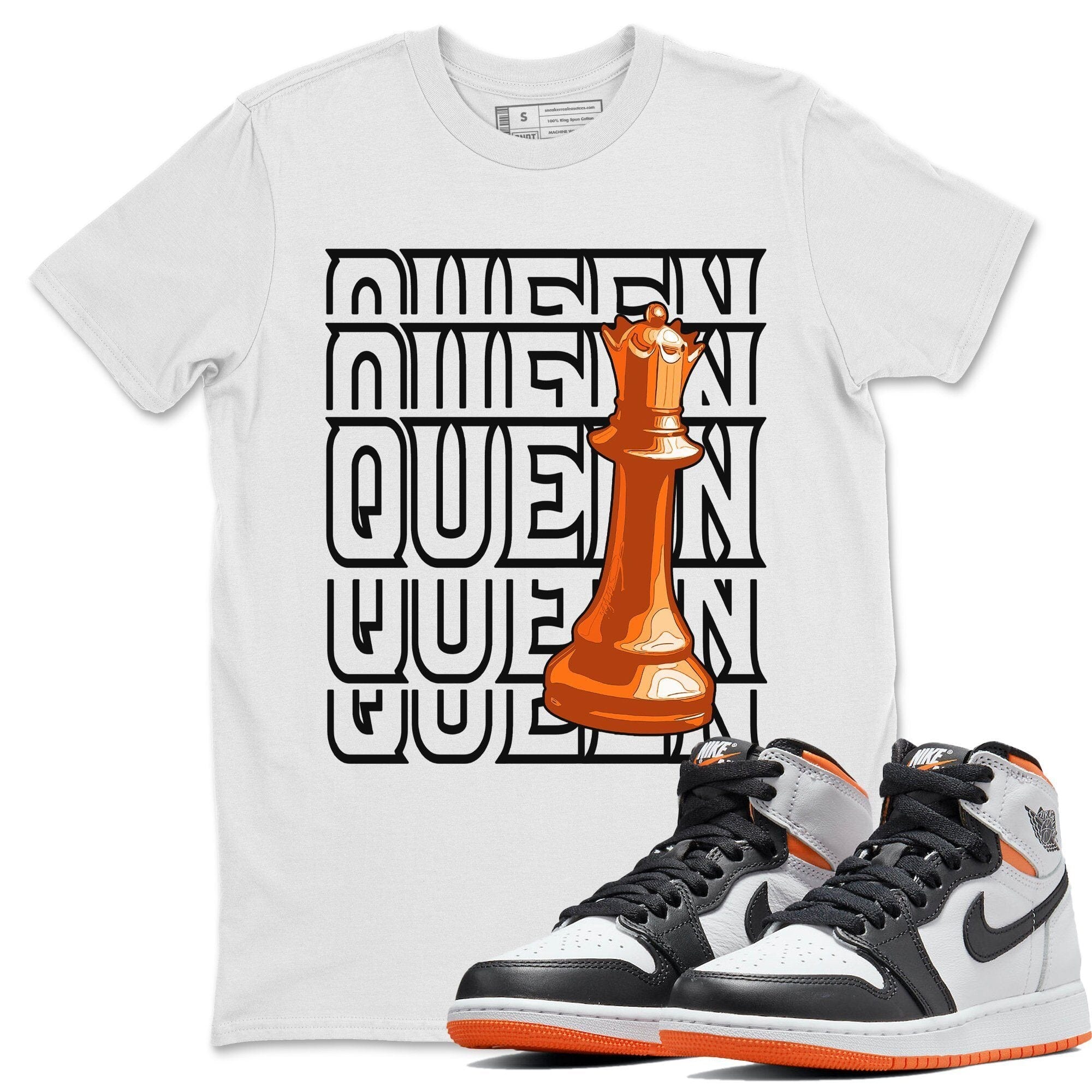 Queen Unisex Tops - Air Jordan 1 Electro Orange