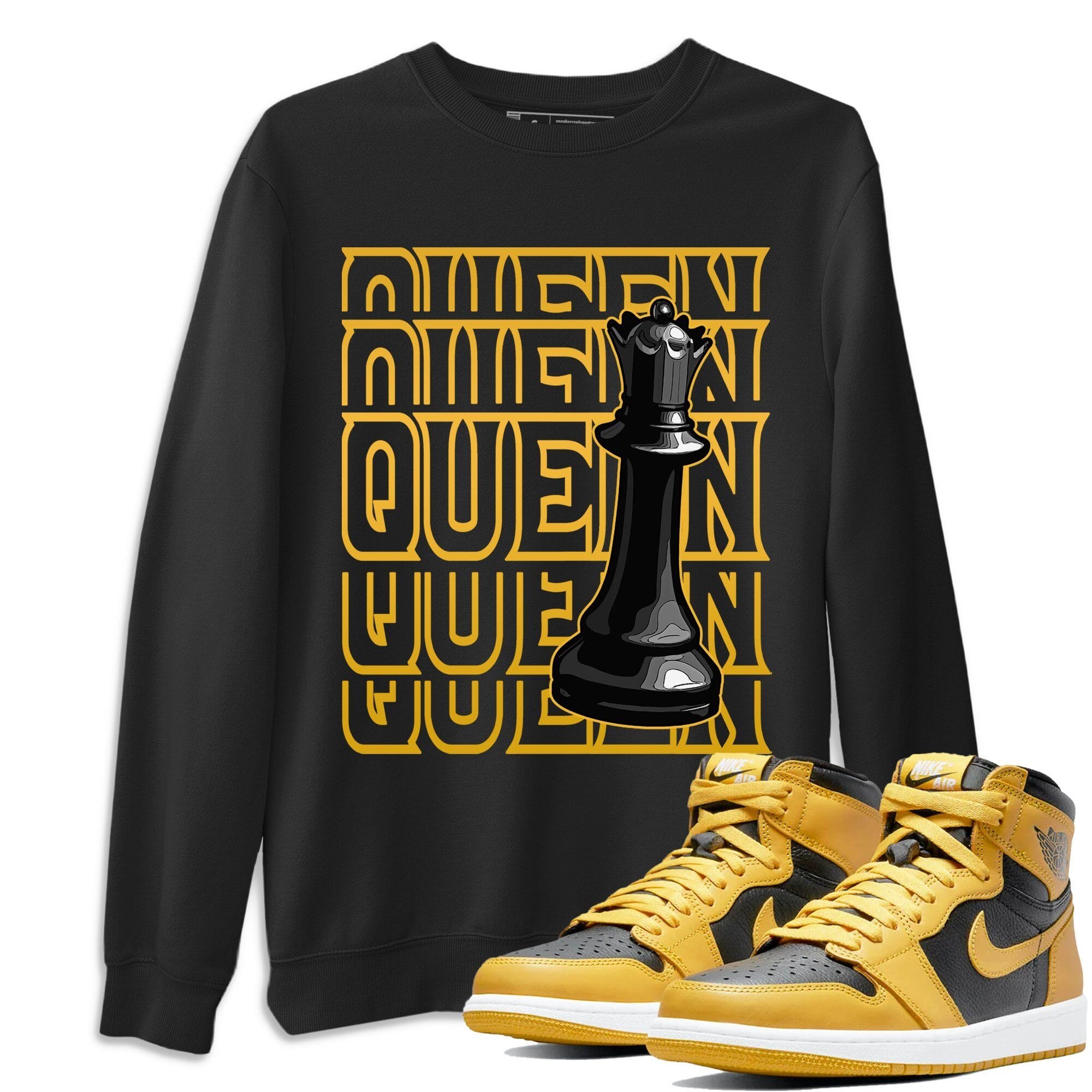 Queen Unisex Tops - Air Jordan 1 Pollen