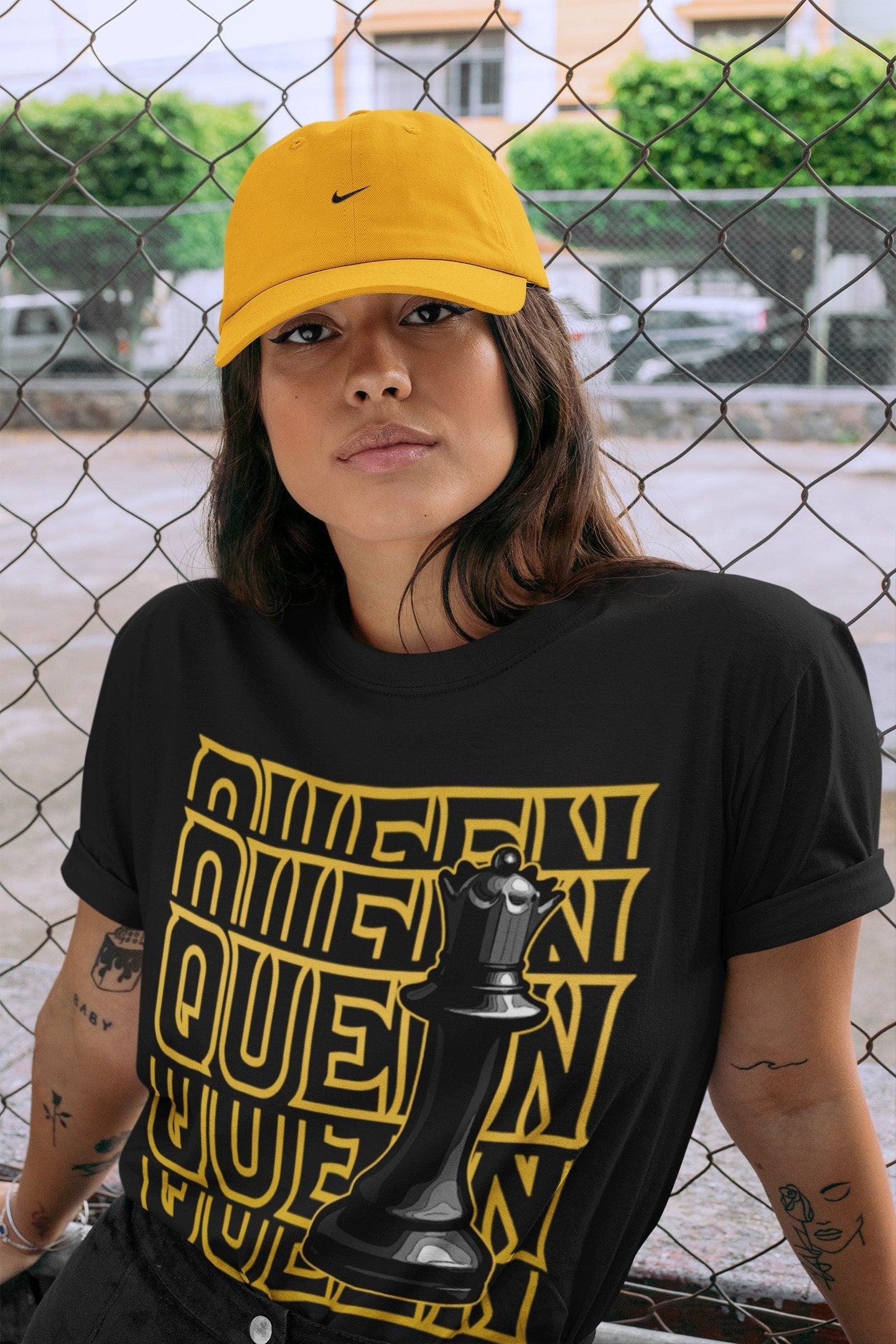 Queen Unisex Tops - Air Jordan 1 Pollen