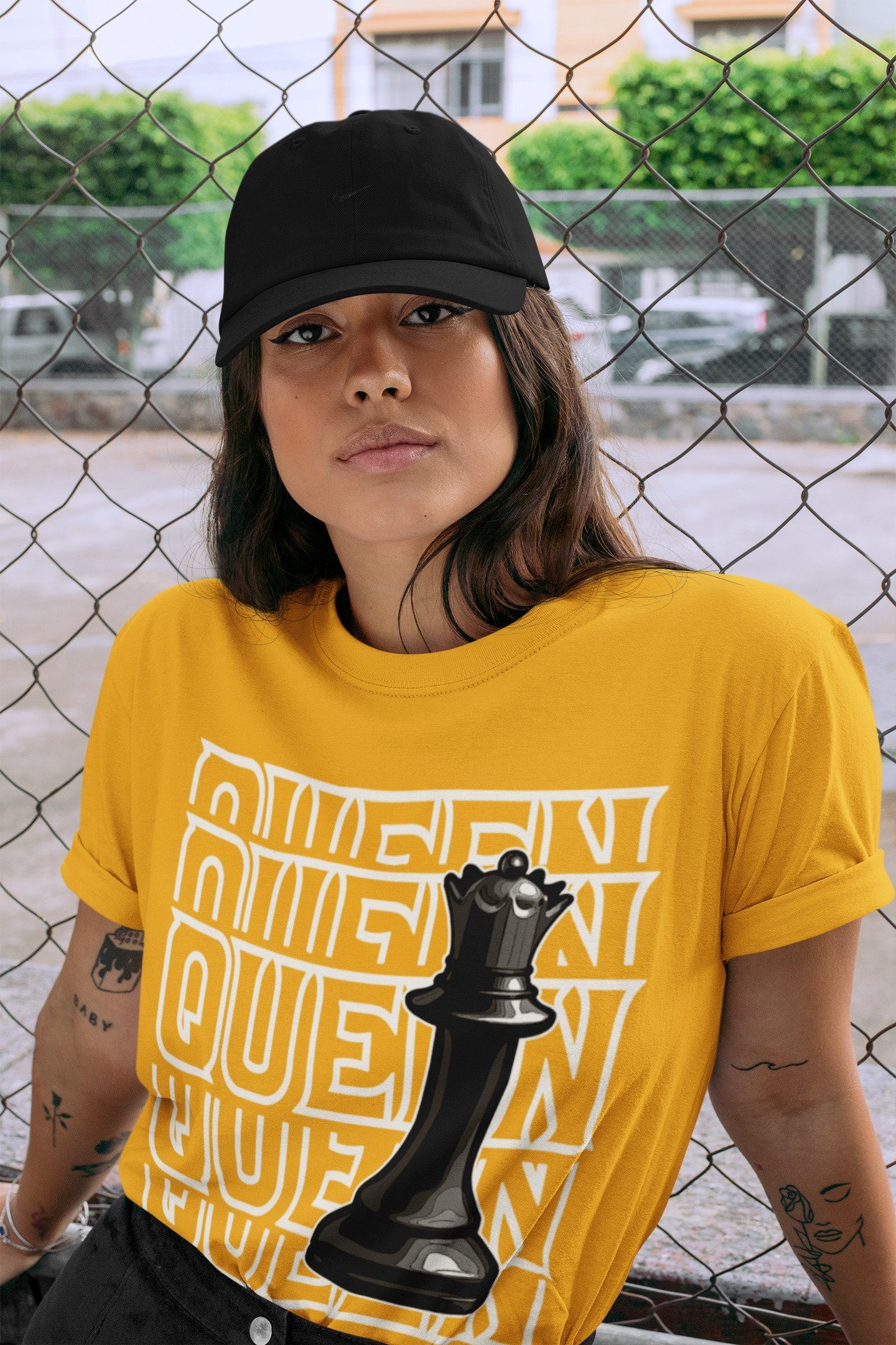 Queen Unisex Tops - Air Jordan 1 Pollen