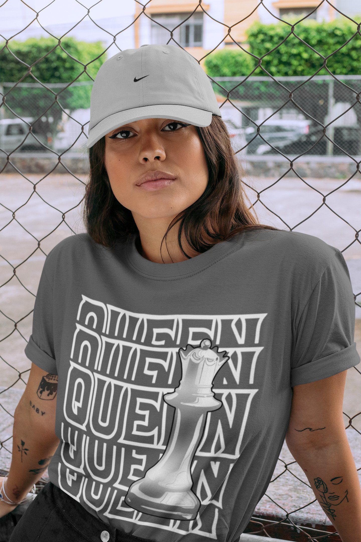 Queen Unisex Tops - Air Jordan 1 Silver Toe