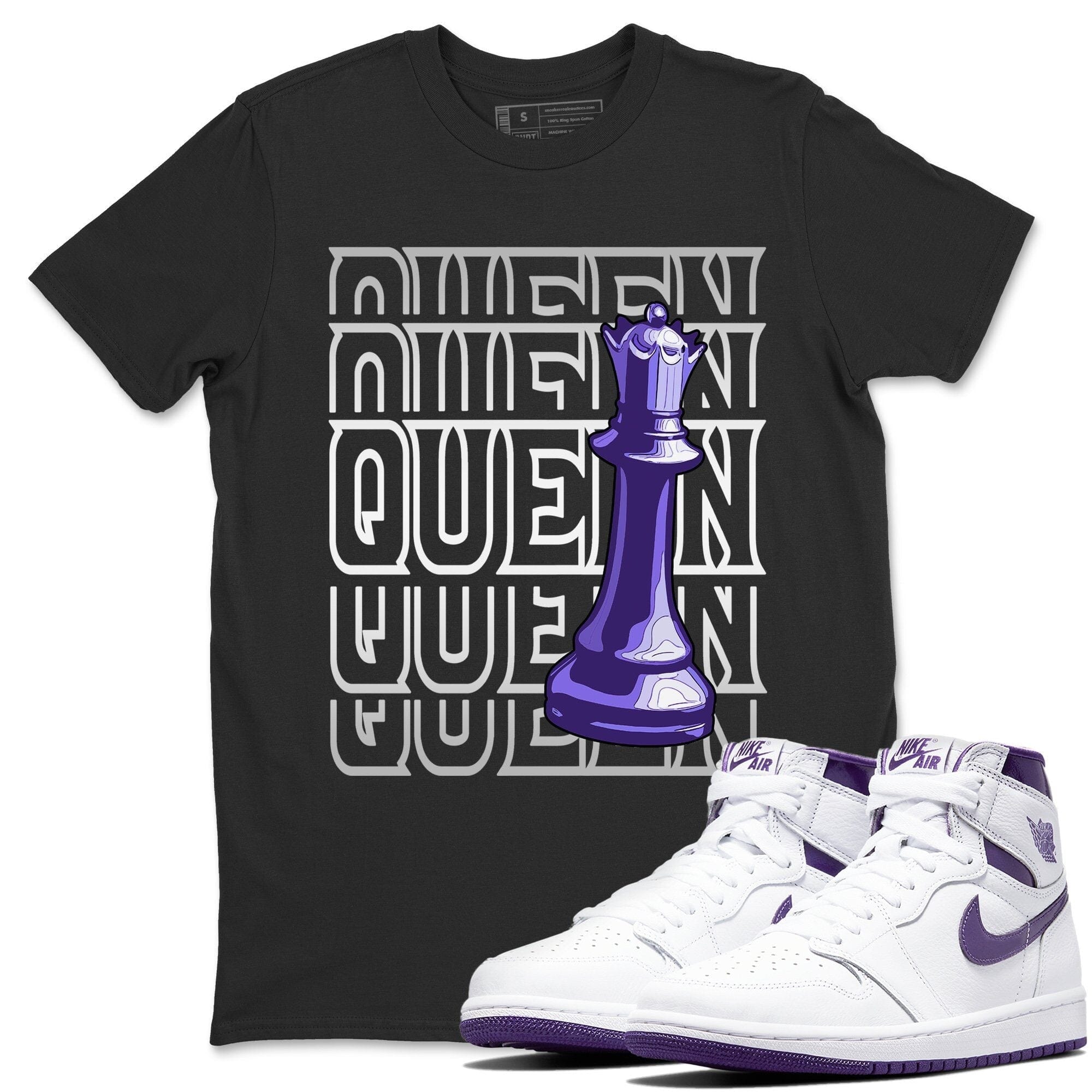 Queen Unisex Tops - Air Jordan 1 WMNS Court Purple