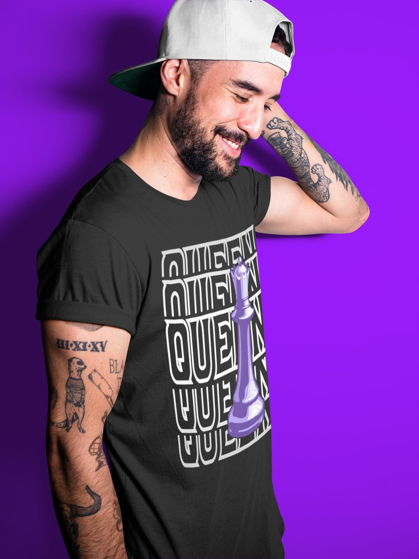 Queen Unisex Tops - Air Jordan 1 WMNS Court Purple