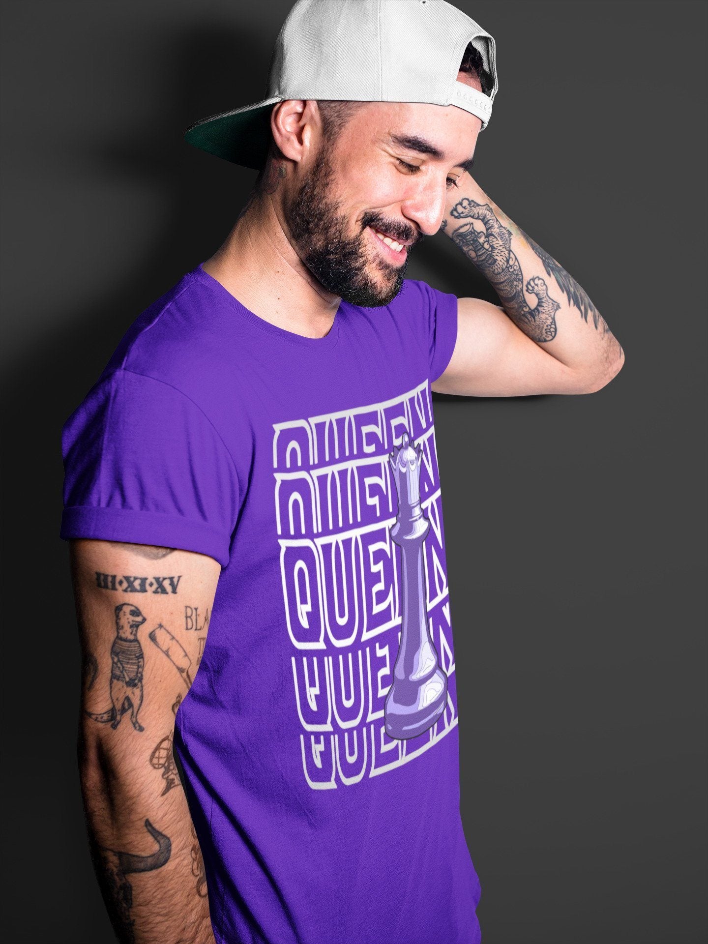 Queen Unisex Tops - Air Jordan 1 WMNS Court Purple