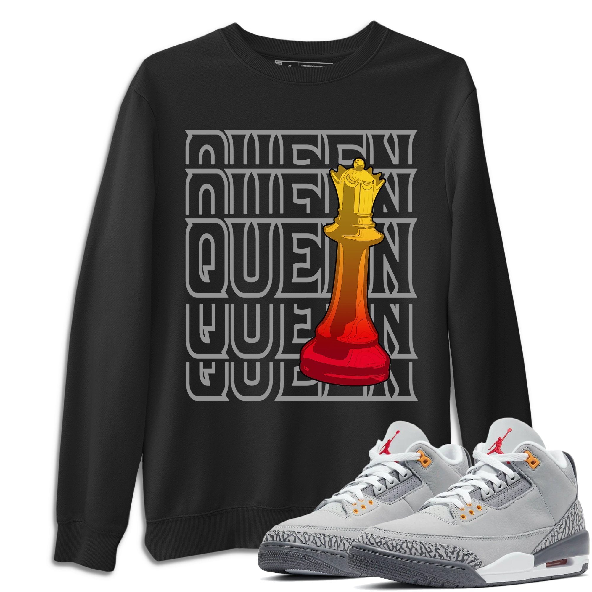 Queen Unisex Tops - Air Jordan 3 Cool Grey