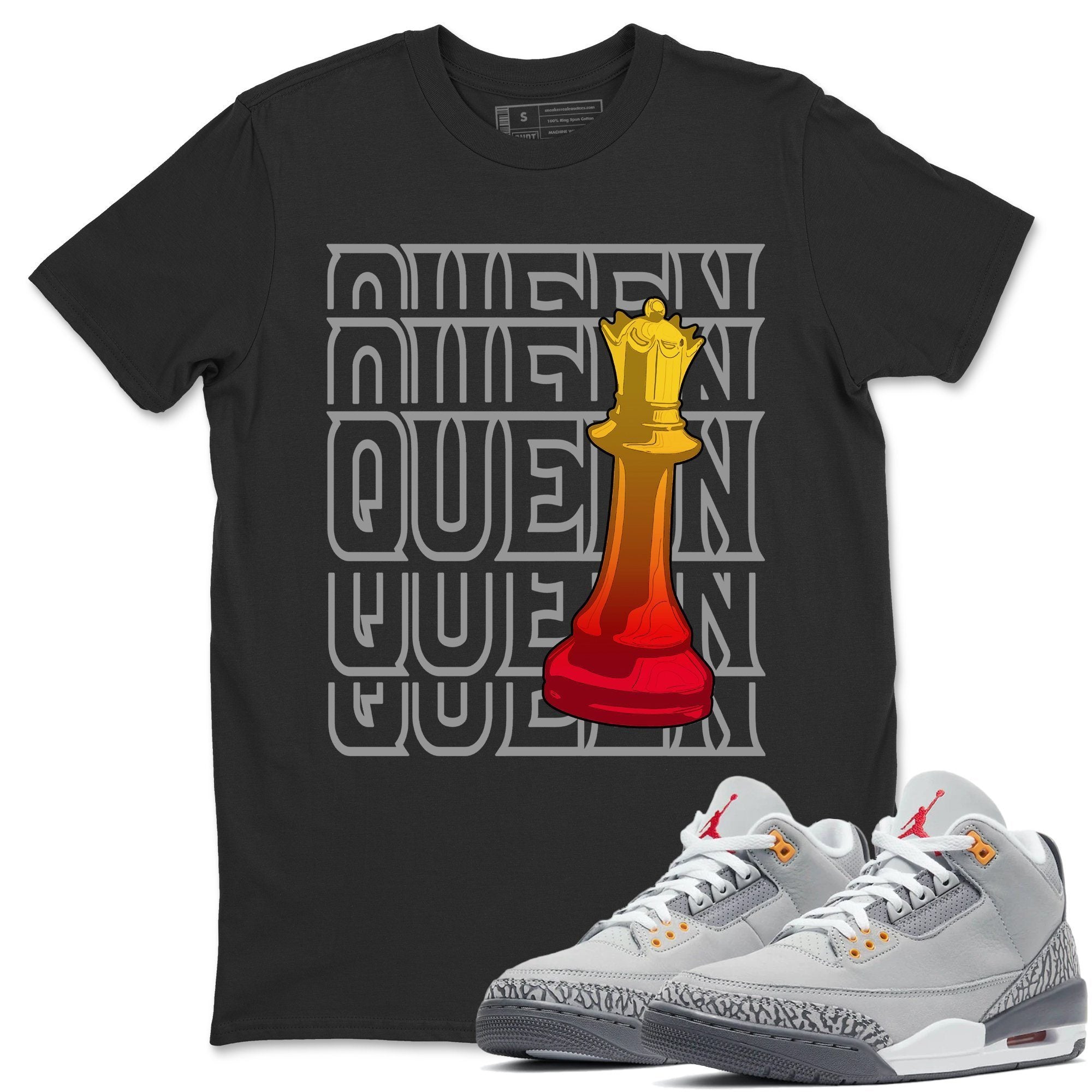Queen Unisex Tops - Air Jordan 3 Cool Grey