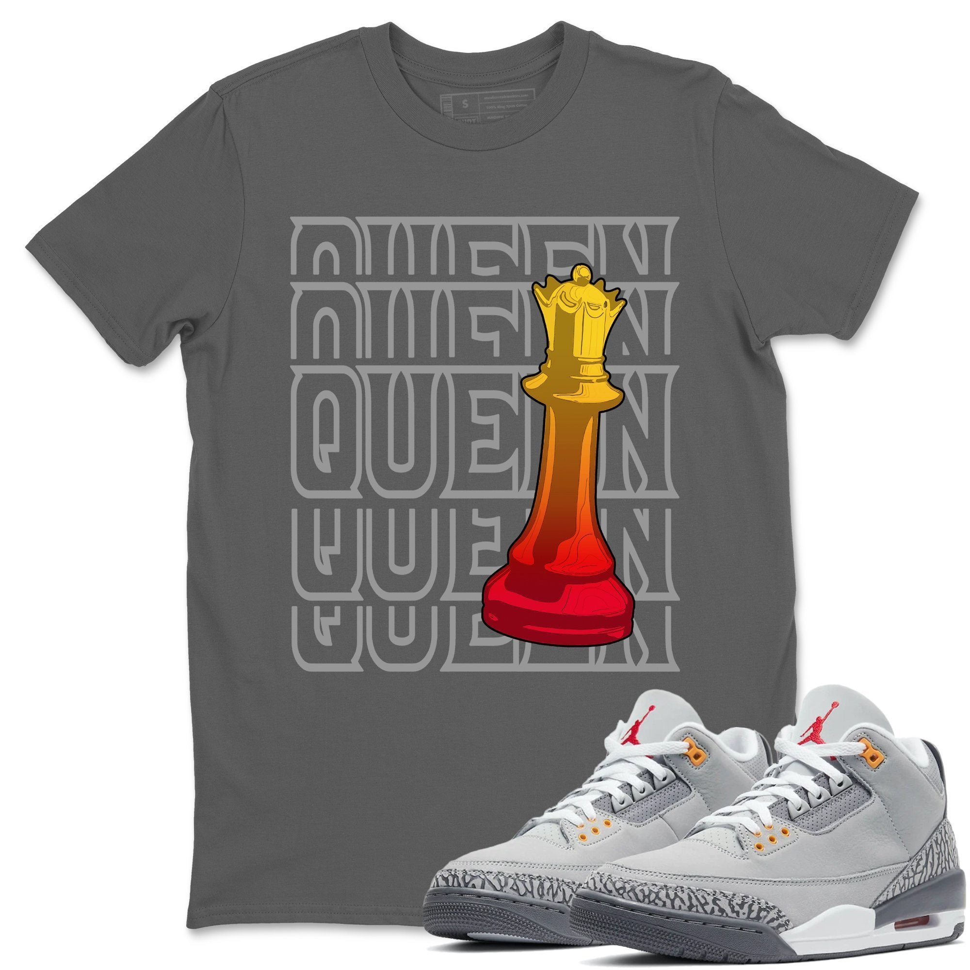 Queen Unisex Tops - Air Jordan 3 Cool Grey