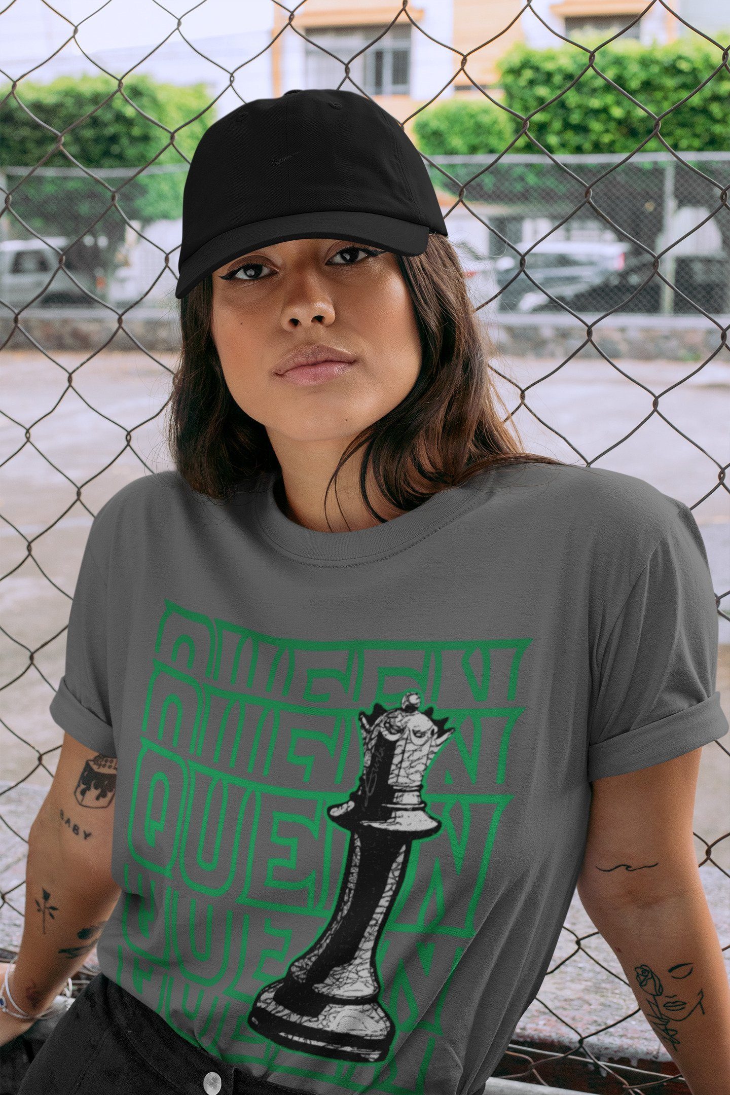 Queen Unisex Tops - Air Jordan 3 Pine Green
