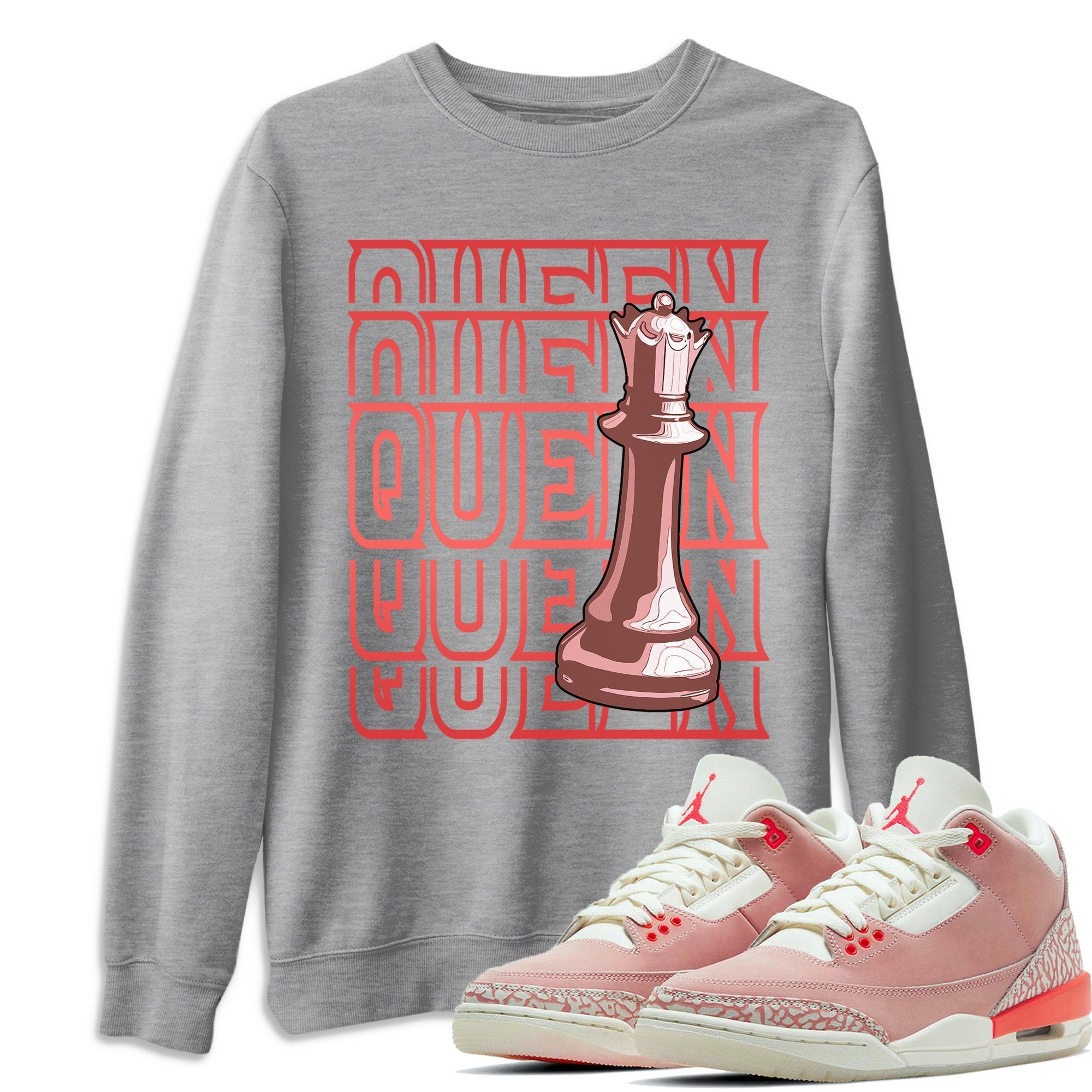 Queen Unisex Tops - Air Jordan 3 Rust Pink
