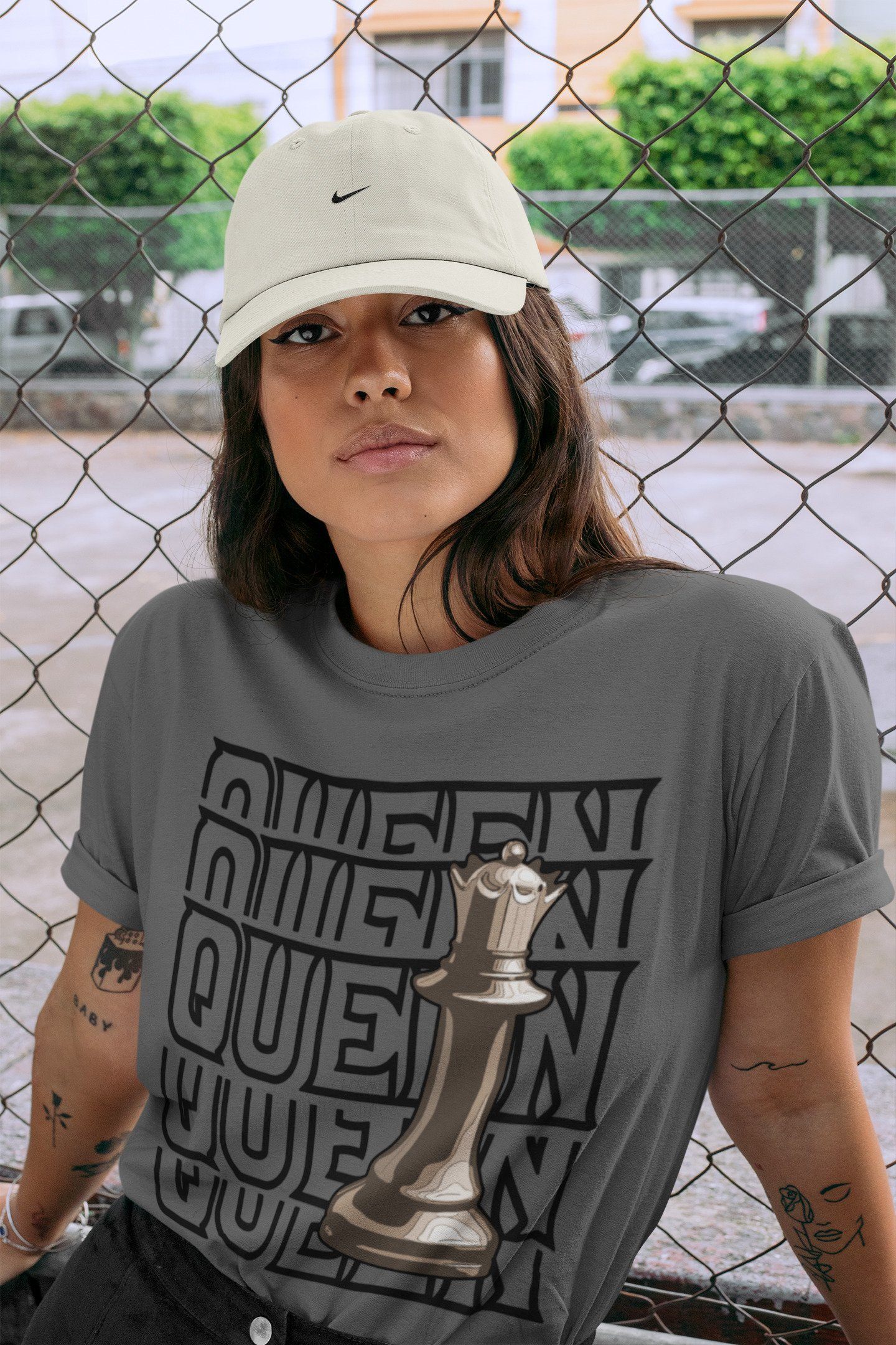 Queen Unisex Tops - Air Jordan 4 Taupe Haze