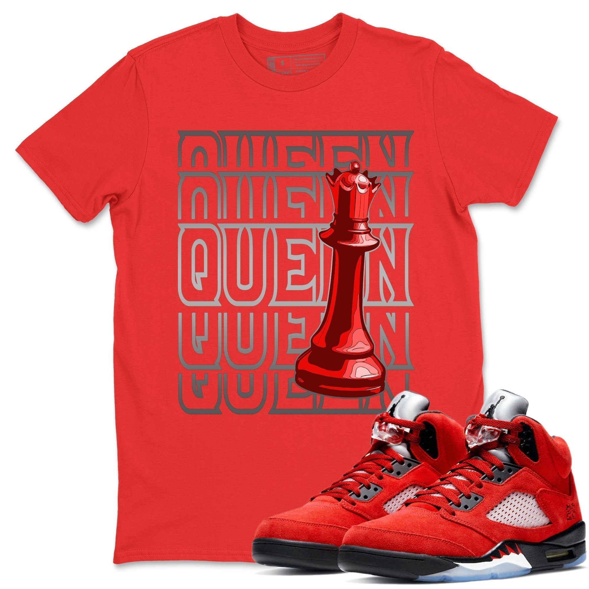 Queen Unisex Tops - Air Jordan 5 Raging Bull
