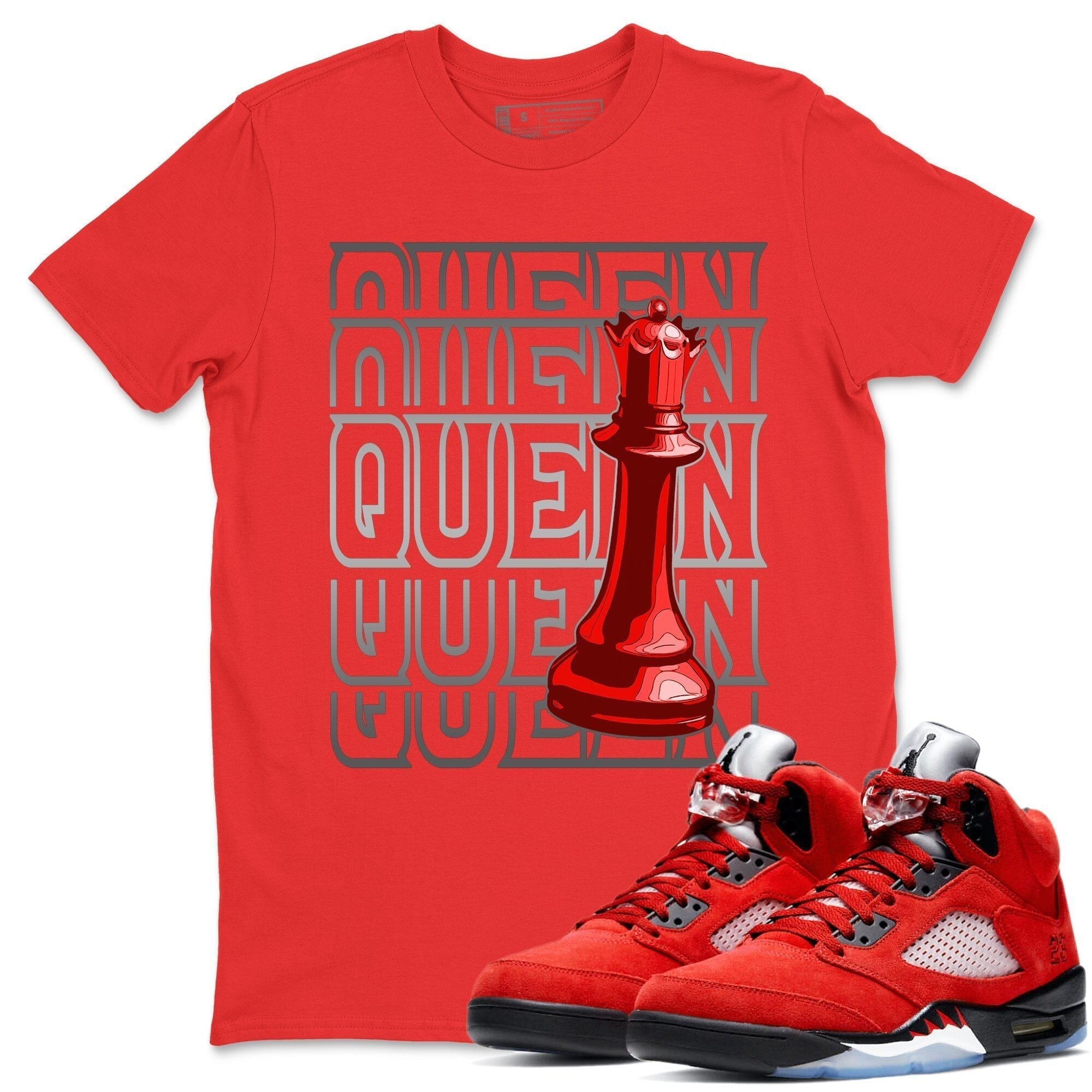 Queen Unisex Tops - Air Jordan 5 Raging Bull