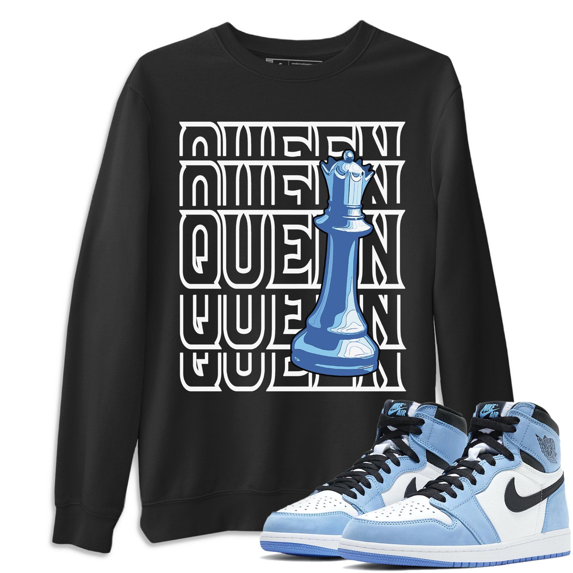 Queen Unisex Tops - Air Jordan 1 University Blue