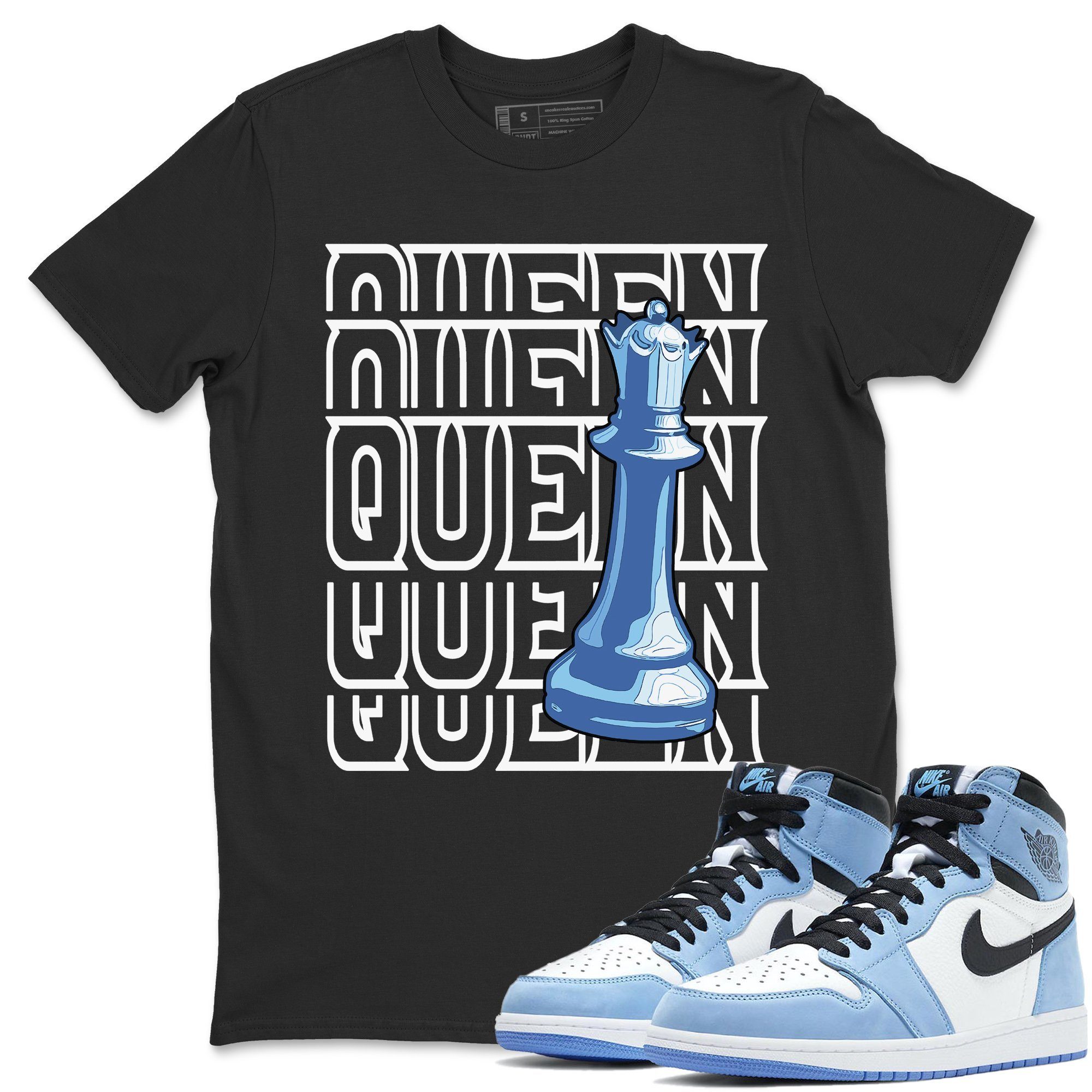 Queen Unisex Tops - Air Jordan 1 University Blue