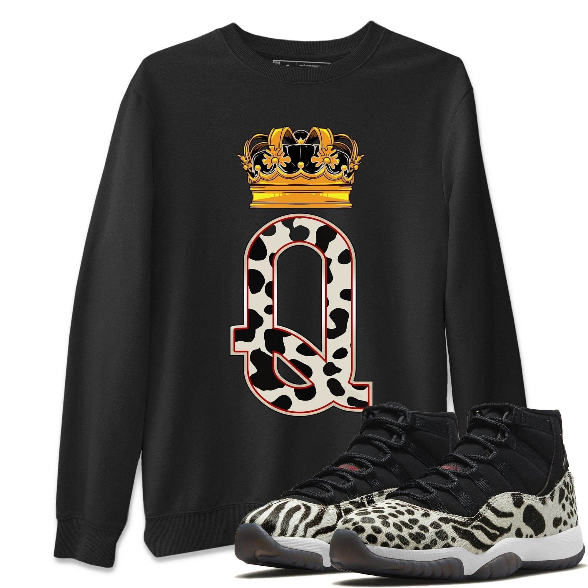 Queen Crown Unisex Tops - Air Jordan 11 Animal Instinct