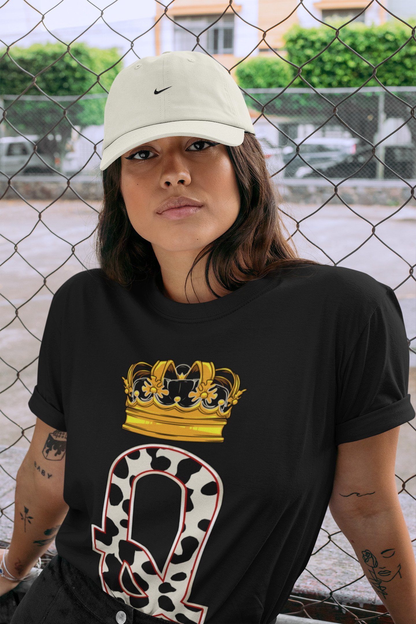 Queen Crown Unisex Tops - Air Jordan 11 Animal Instinct