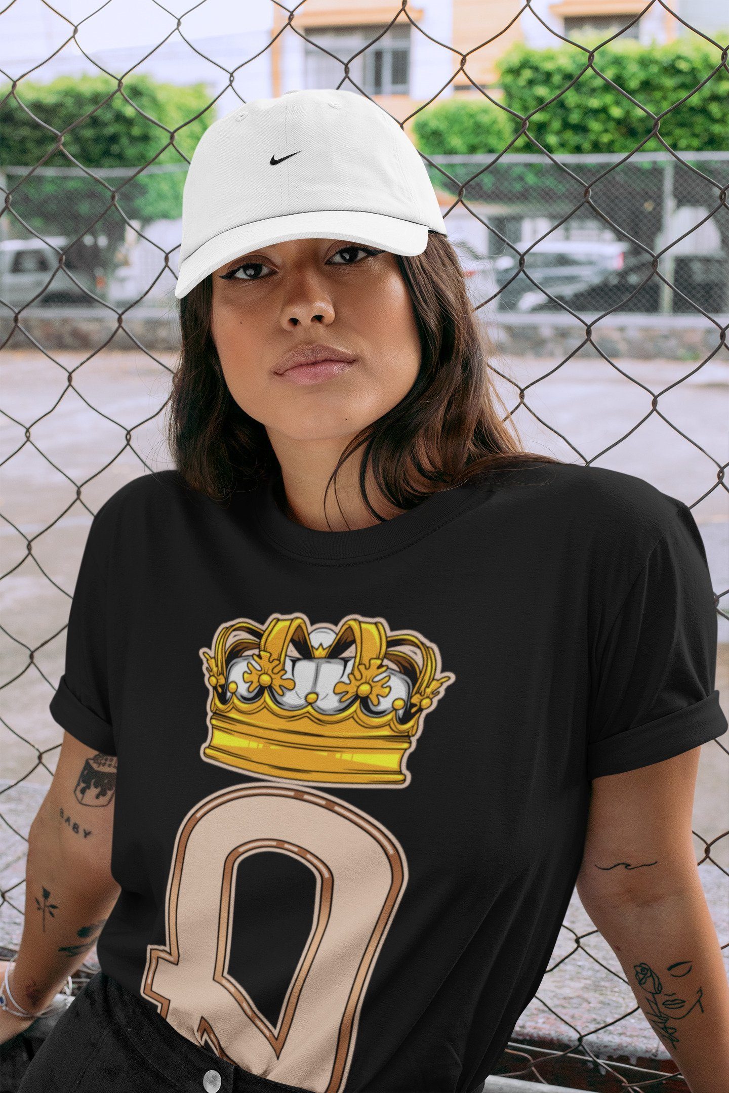 Queen Crown Unisex Tops - Air Jordan 4 Shimmer