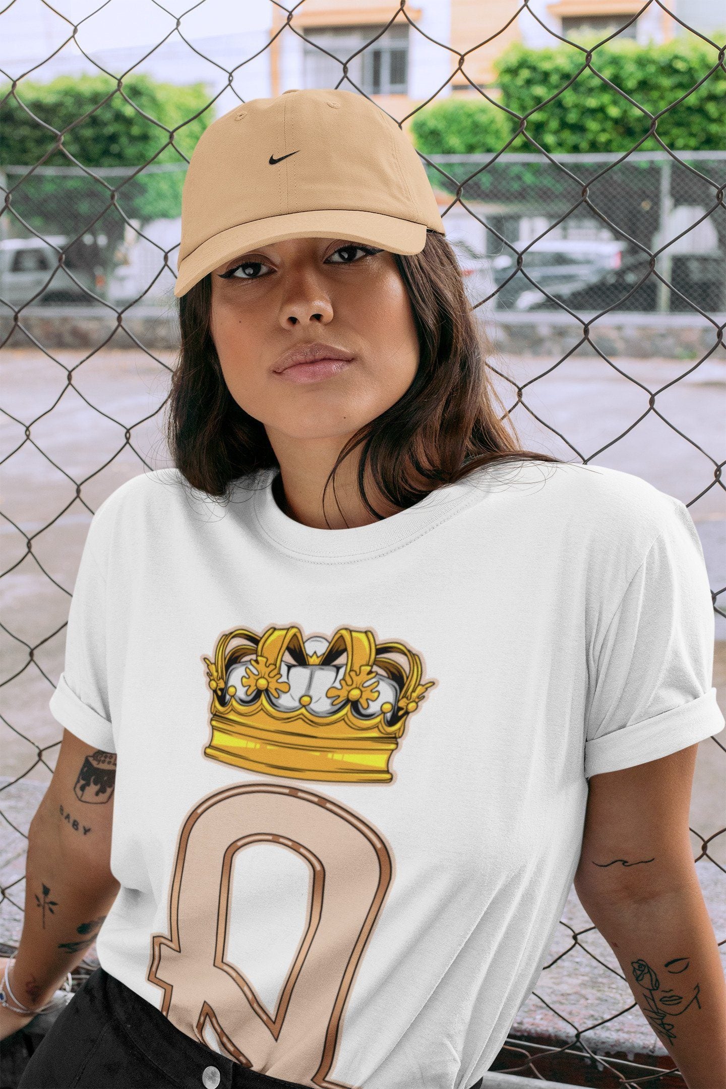 Queen Crown Unisex Tops - Air Jordan 4 Shimmer