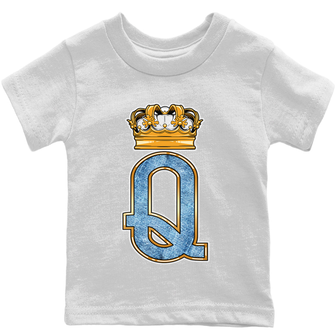 Queen Crown Kids Tops - Air Jordan 1 Denim