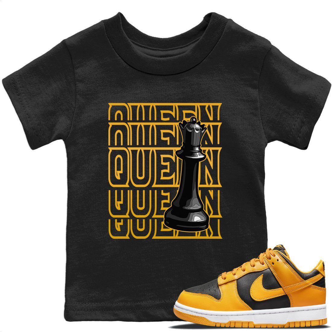 Queen Kids Tops - Dunk Championship Goldenrod