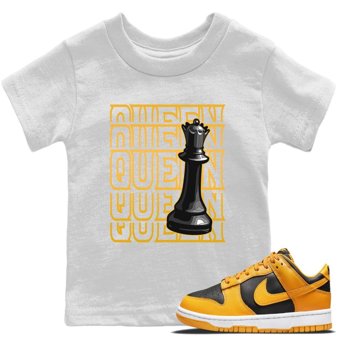 Queen Kids Tops - Dunk Championship Goldenrod
