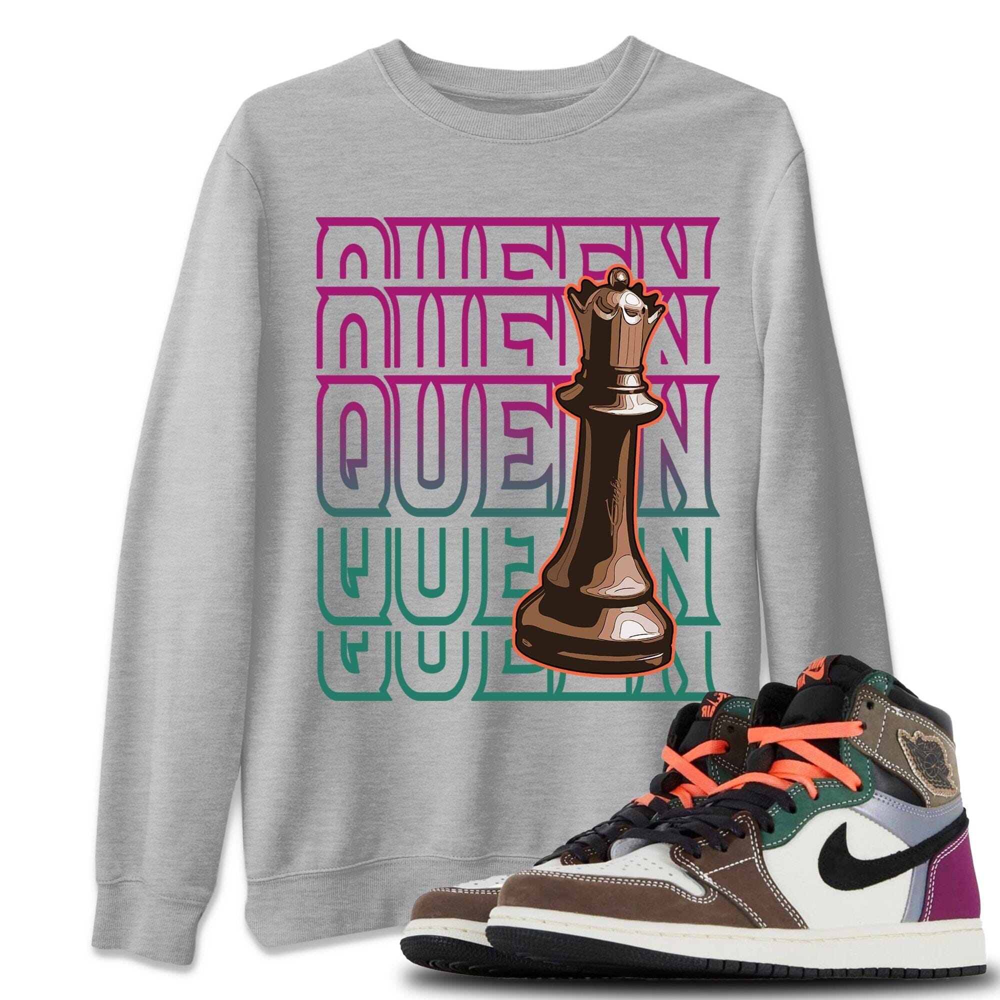 Queen Unisex Tops - Air Jordan 1 Hand Crafted