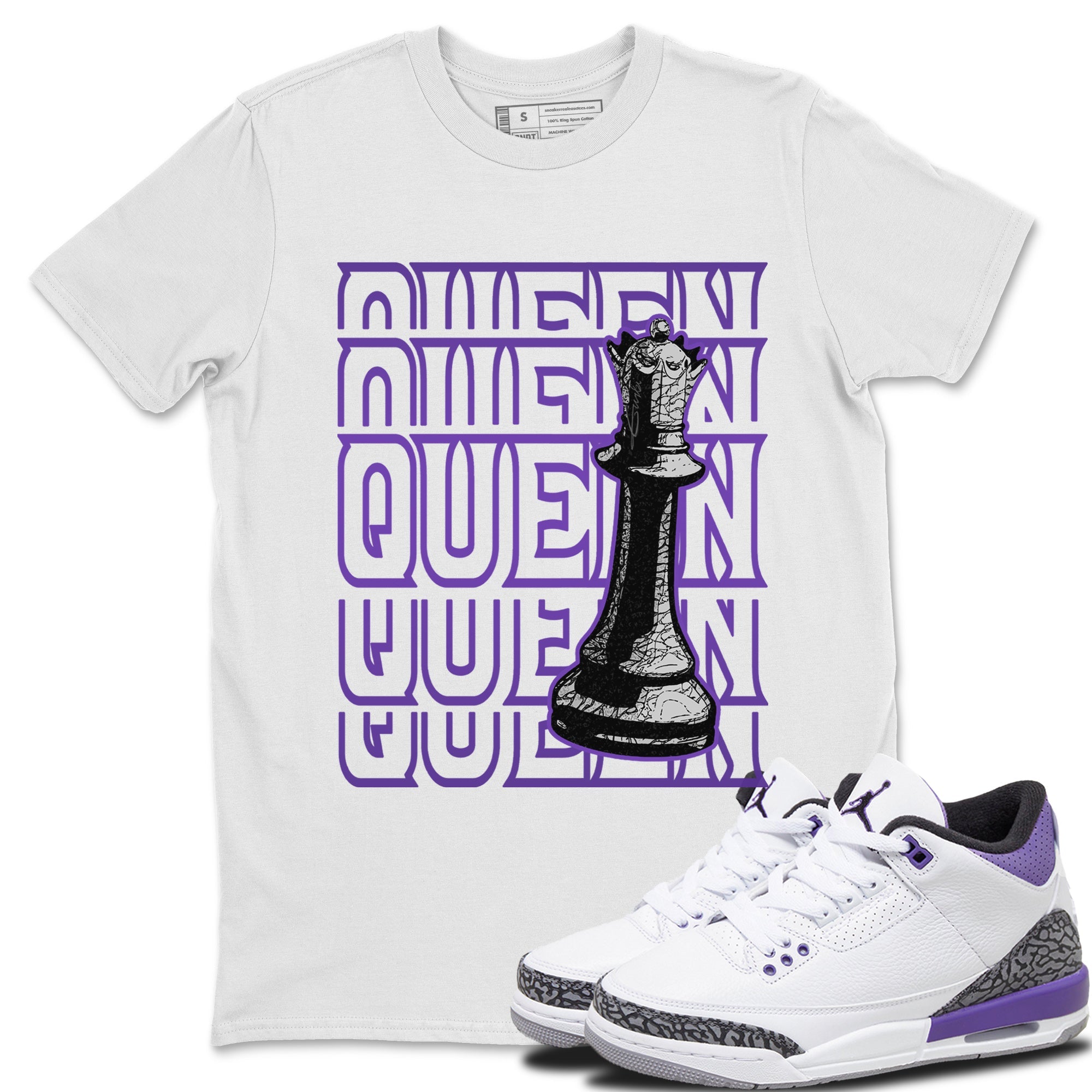 Queen Unisex Tops - Air Jordan 3 Dark Iris