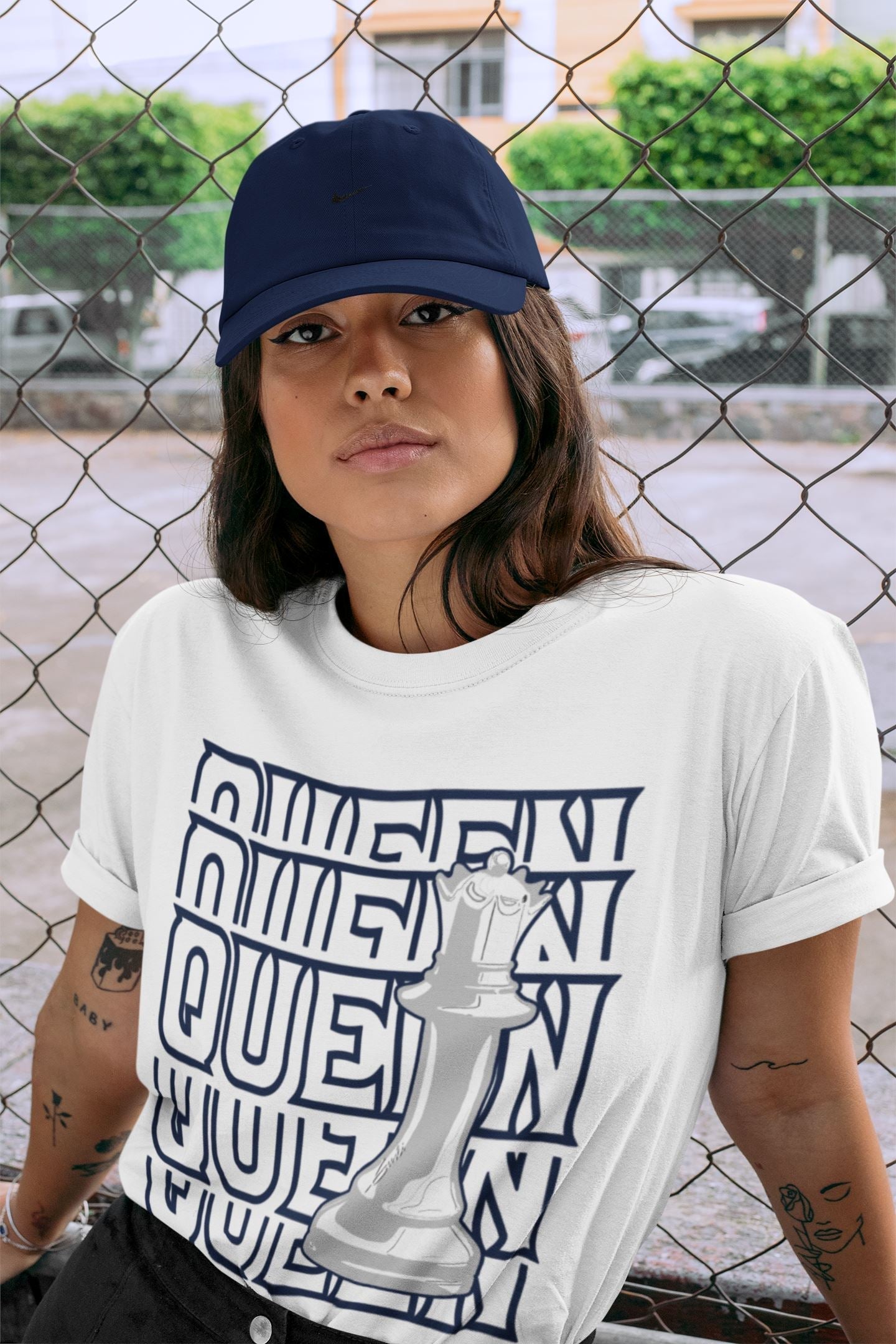Queen Unisex Tops - Air Jordan 6 Midnight Navy