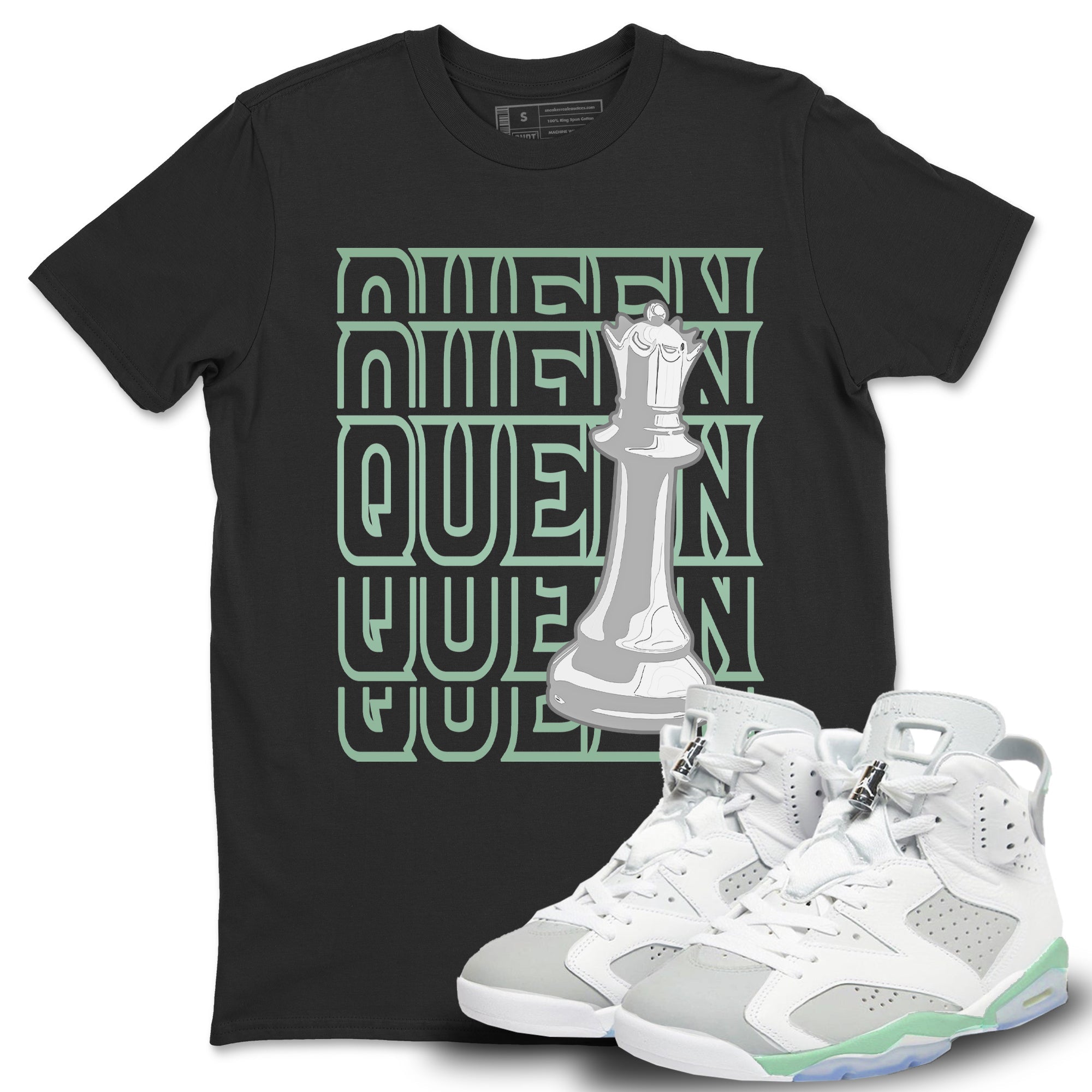 Queen Unisex Tops - Air Jordan 6 Mint Foam