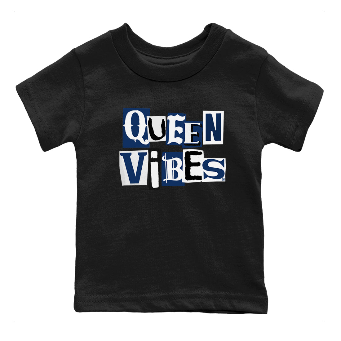 Queen Vibes snkmatch Tees Kids - Air Jordan 1 Midnight Navy