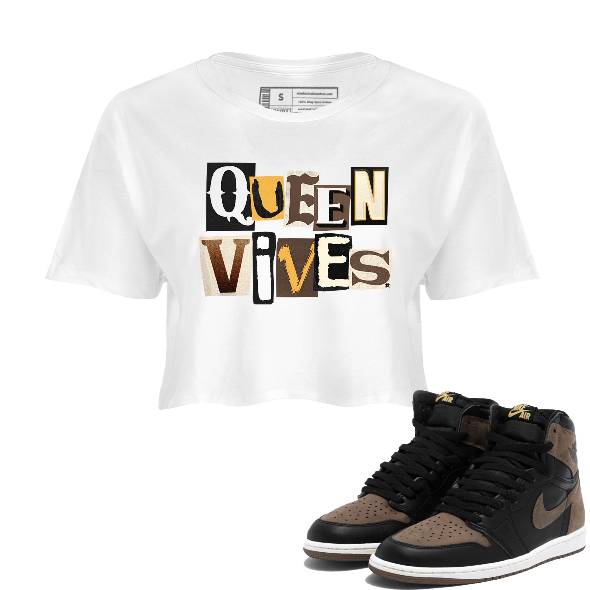 Queen Vibes snkmatch Women's Top - Air Jordan 1 Palomino