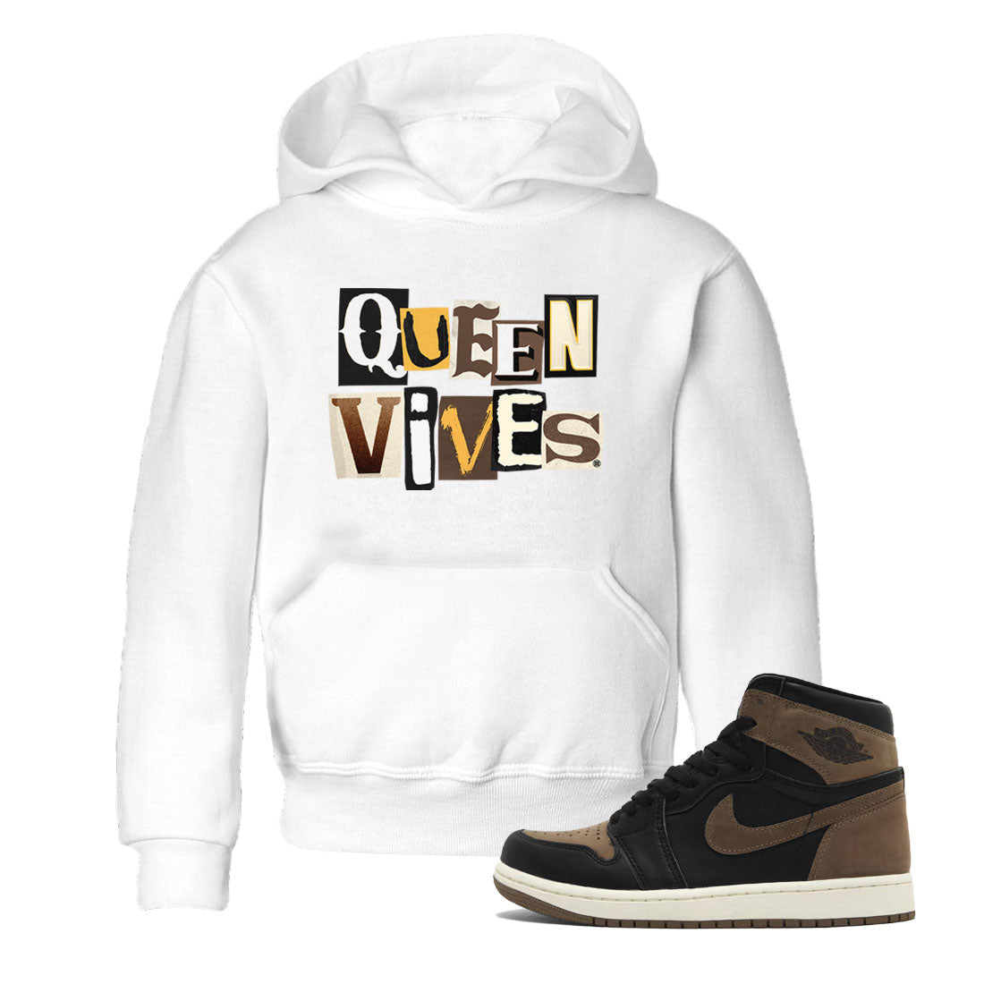 Queen Vibes snkmatch Tee Kids - Air Jordan 1 Palomino