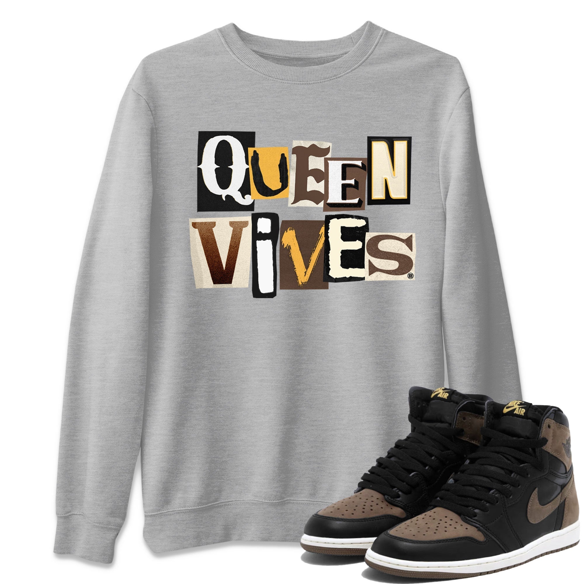 Queen Vibes snkmatch Tee - Air Jordan 1 Palomino