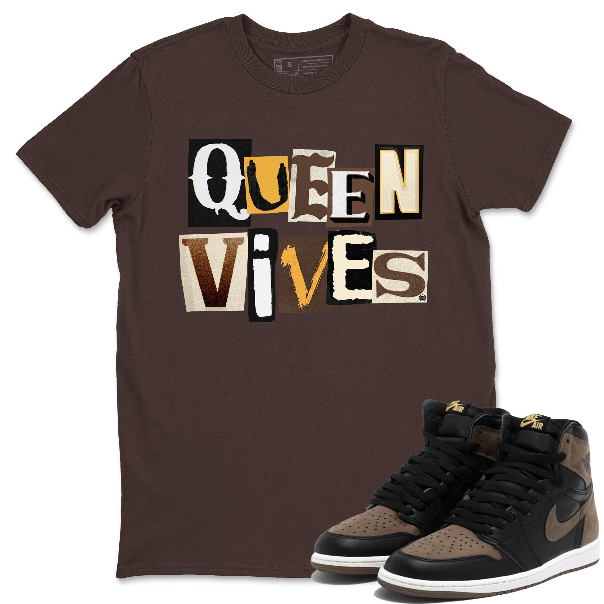 Queen Vibes snkmatch Tee - Air Jordan 1 Palomino
