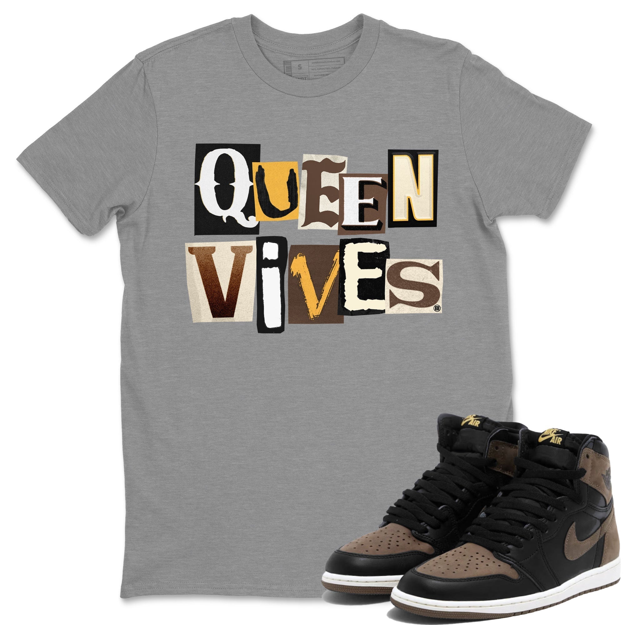 Queen Vibes snkmatch Tee - Air Jordan 1 Palomino