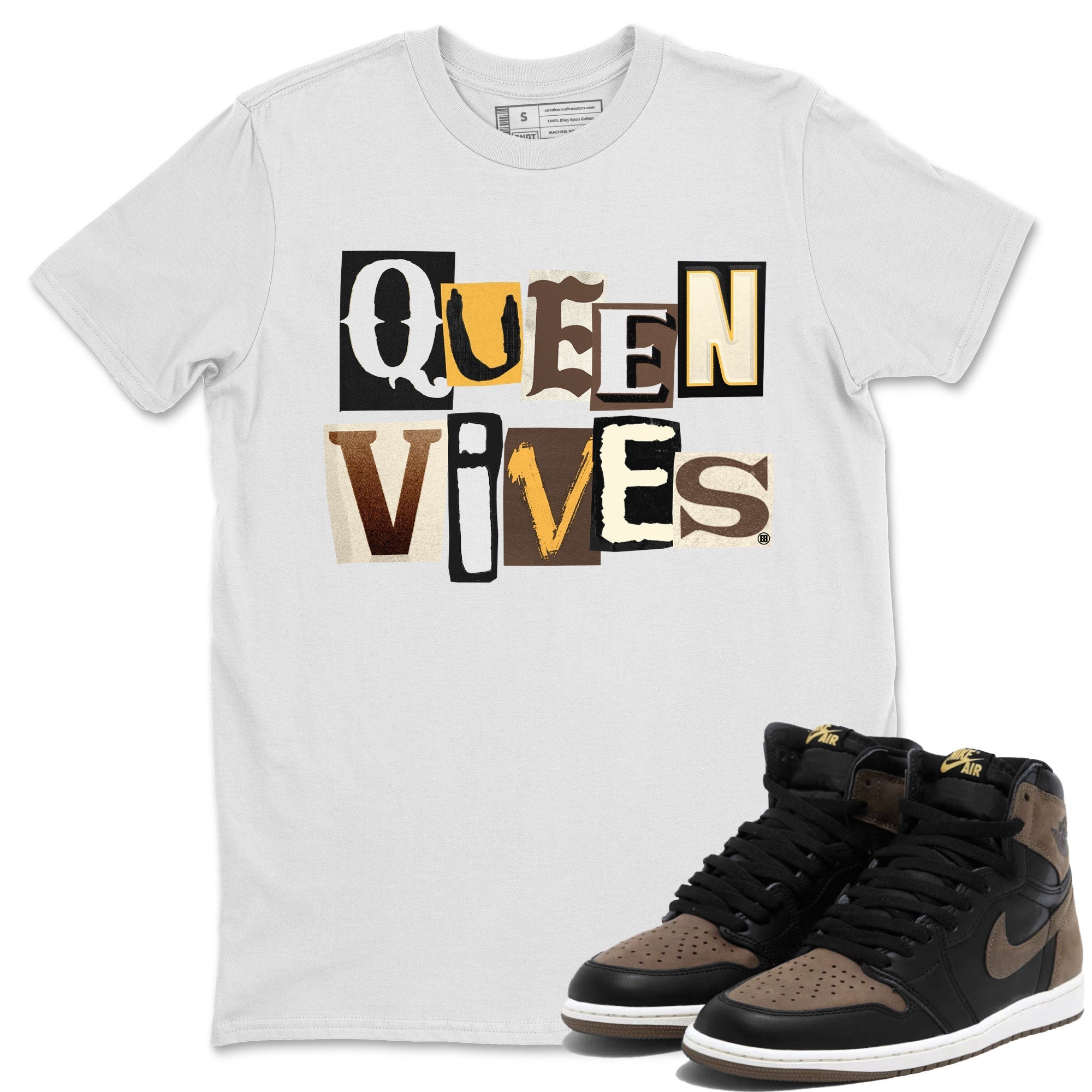 Queen Vibes snkmatch Tee - Air Jordan 1 Palomino