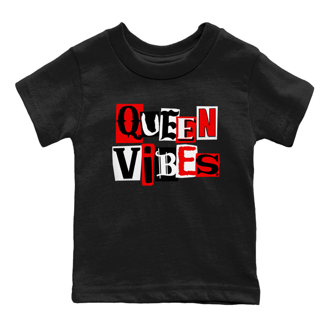 Queen Vibes snkmatch Tees Kids - Air Jordan 11 Bred Velvet