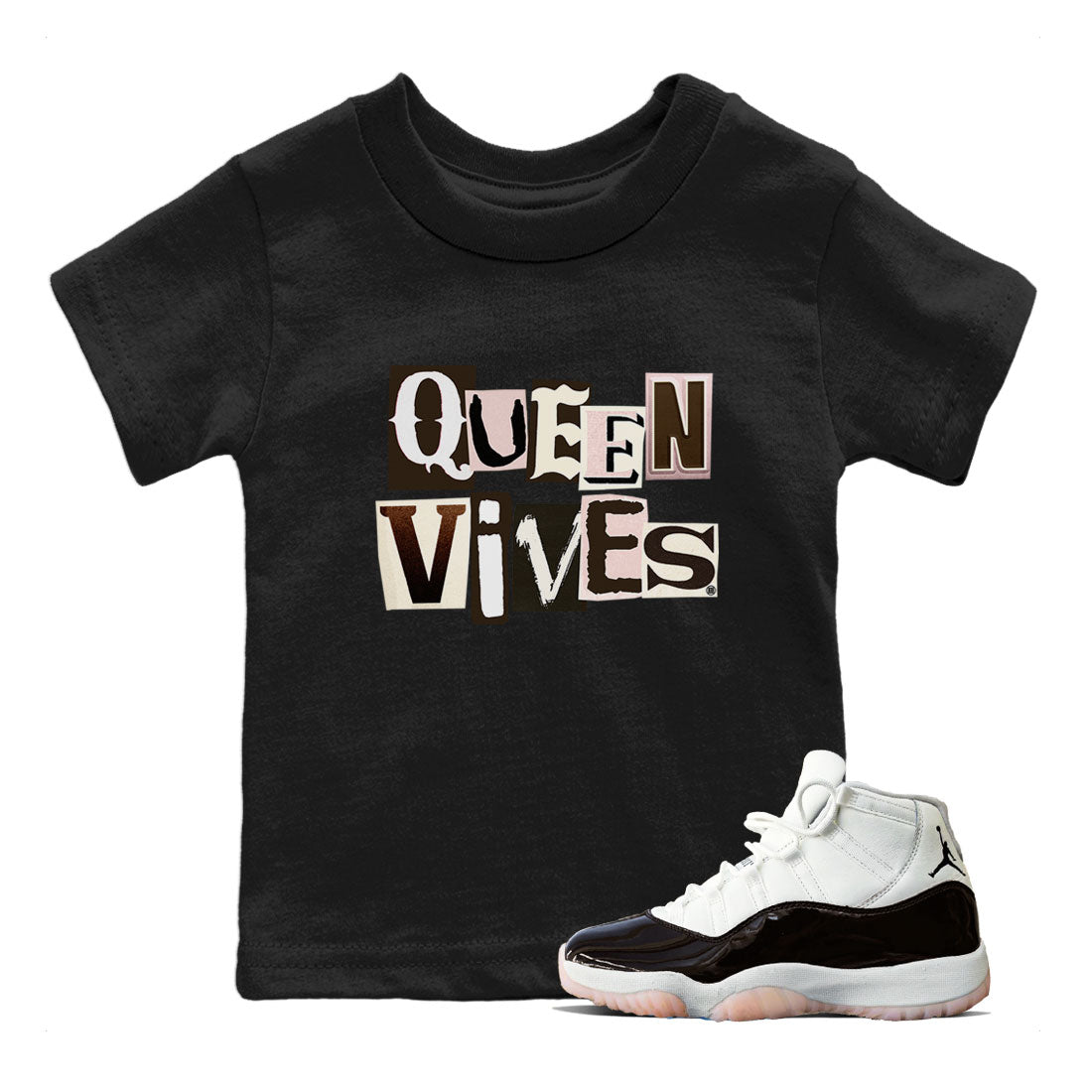 Queen Vibes snkmatch Tee Kids - Air Jordan 11 Neapolitan
