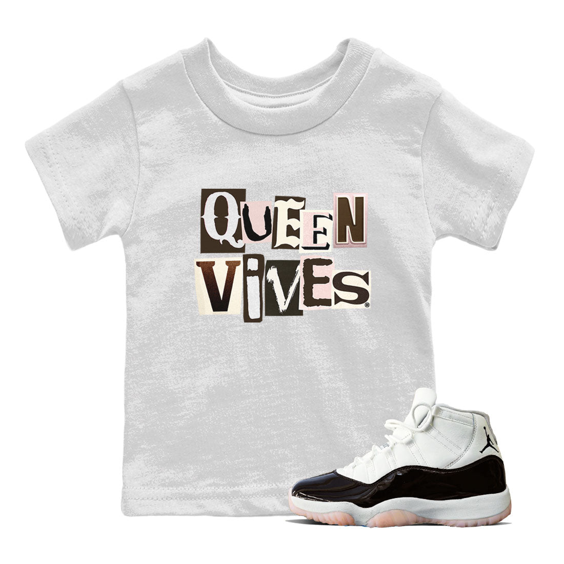Queen Vibes snkmatch Tee Kids - Air Jordan 11 Neapolitan