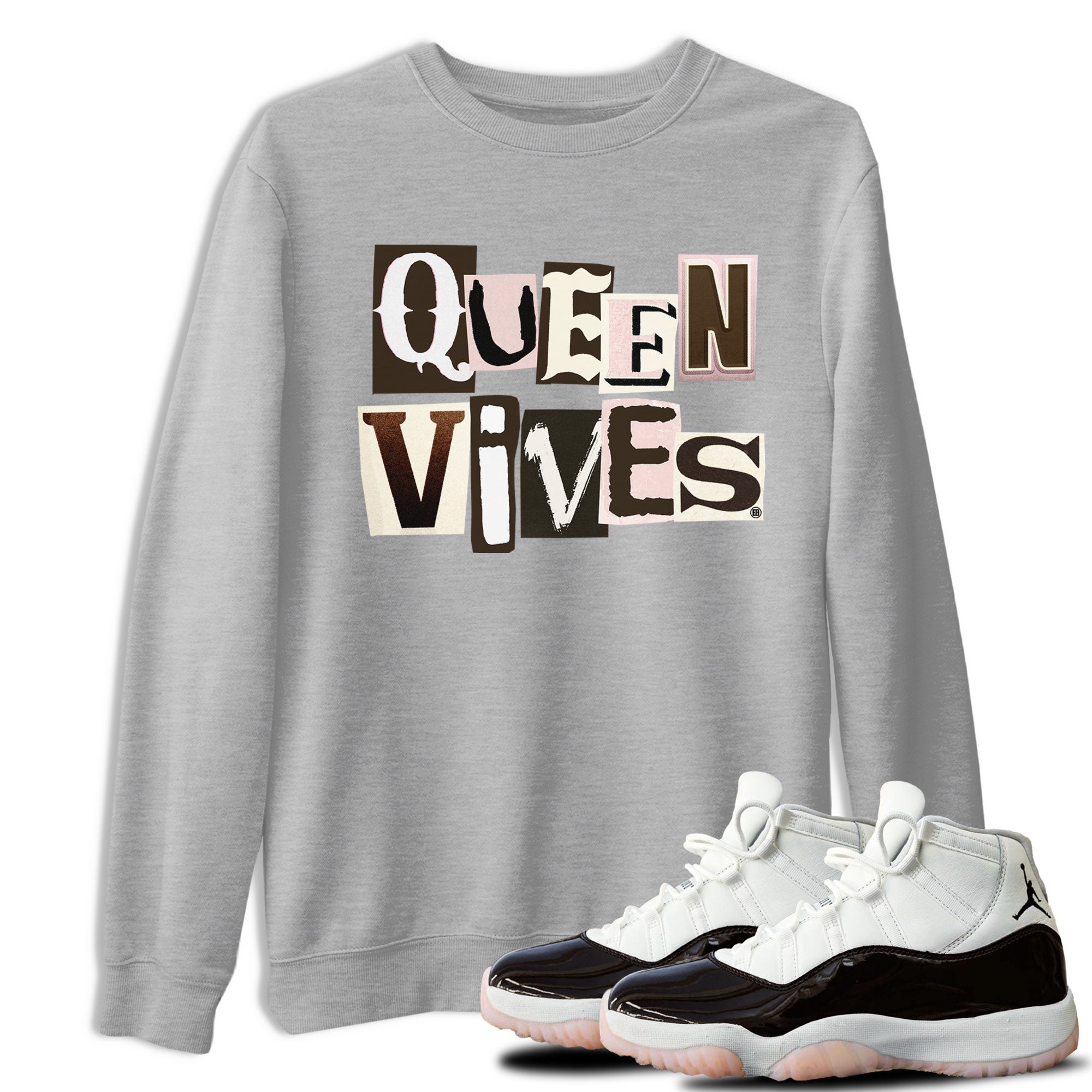 Queen Vibes snkmatch Tee - Air Jordan 11 Neapolitan