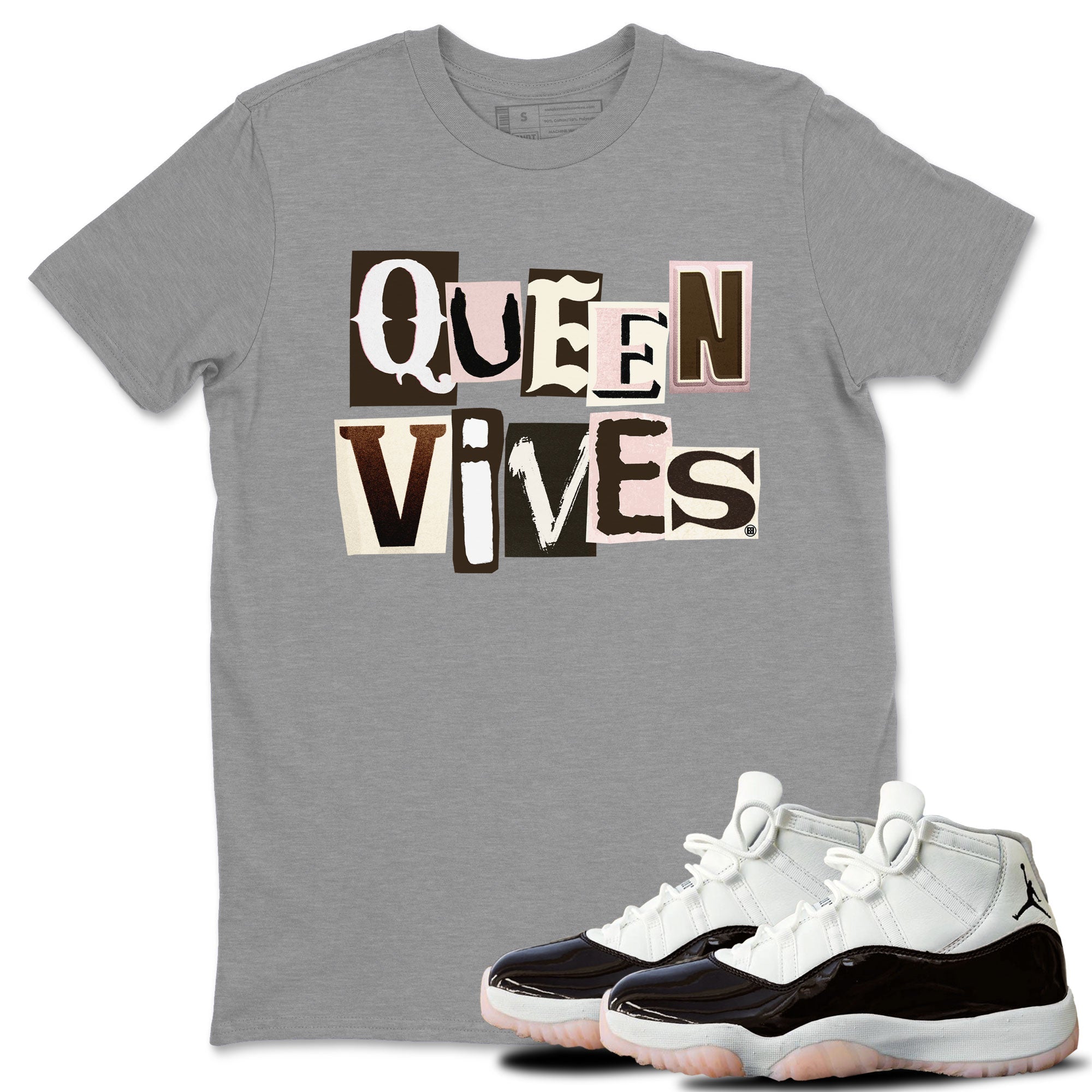 Queen Vibes snkmatch Tee - Air Jordan 11 Neapolitan