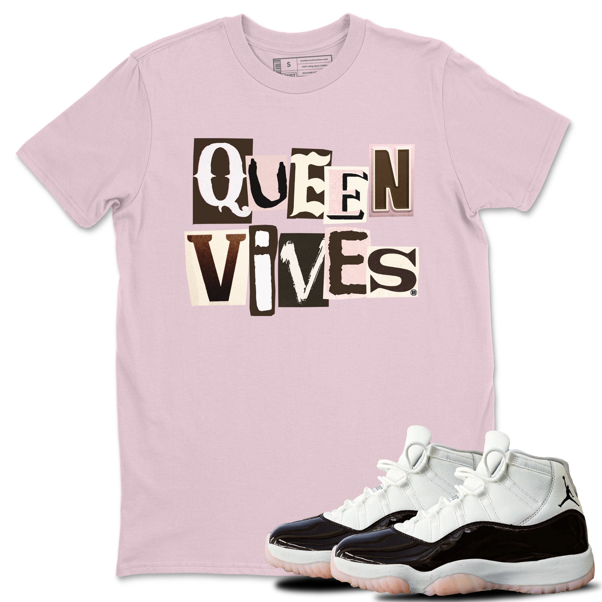 Queen Vibes snkmatch Tee - Air Jordan 11 Neapolitan