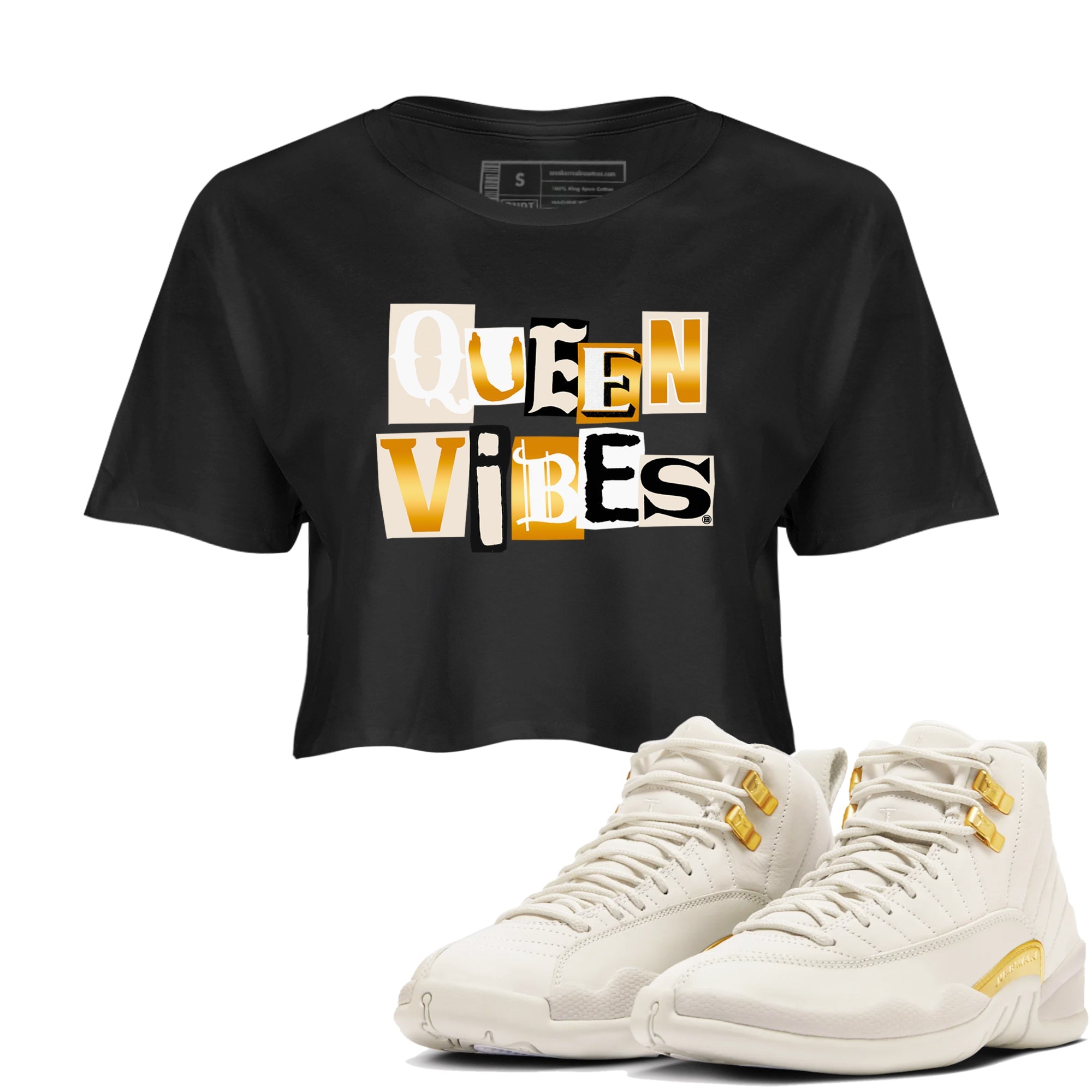 Queen Vibes snkmatch Women's Top - Air Jordan 12 Phantom
