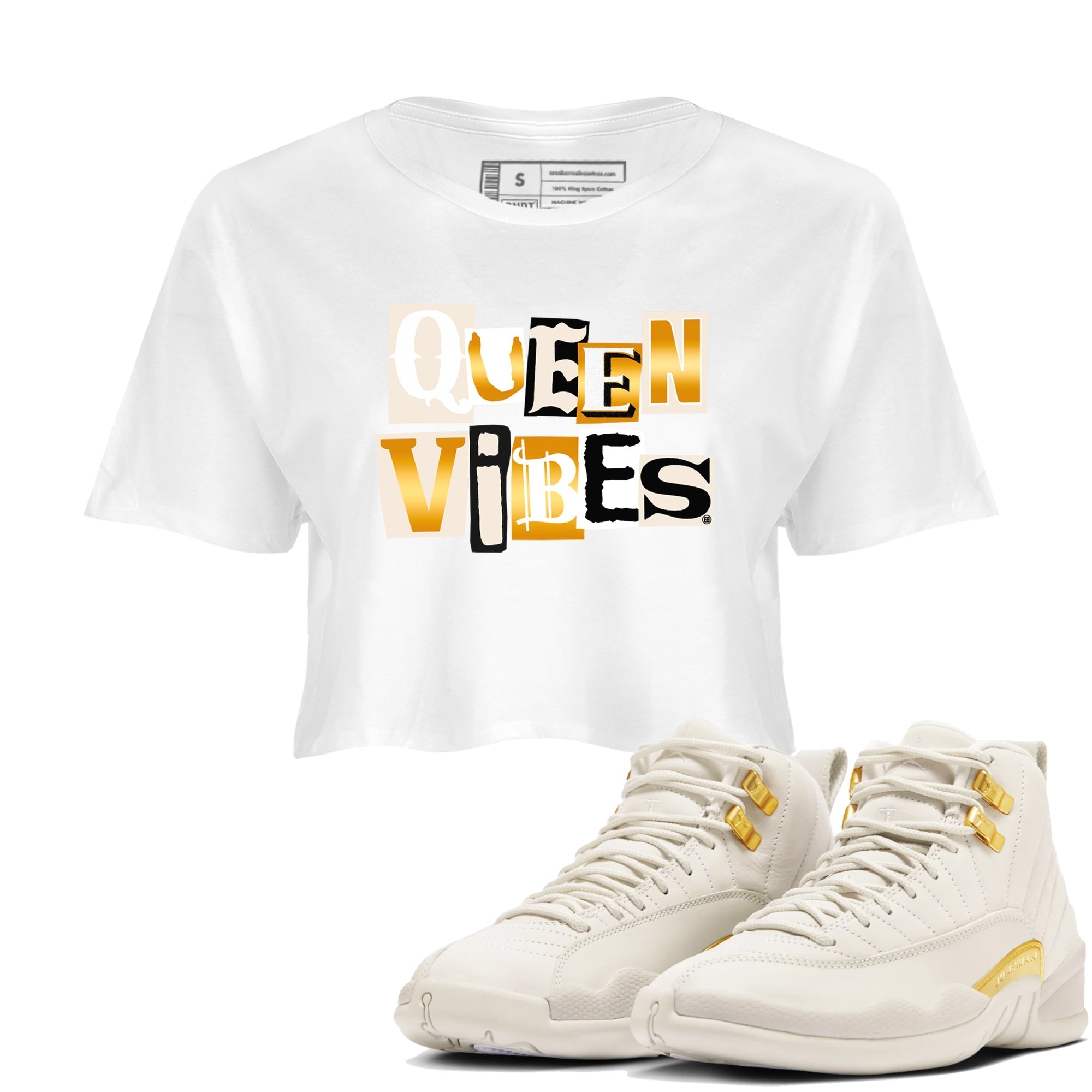 Queen Vibes snkmatch Women's Top - Air Jordan 12 Phantom