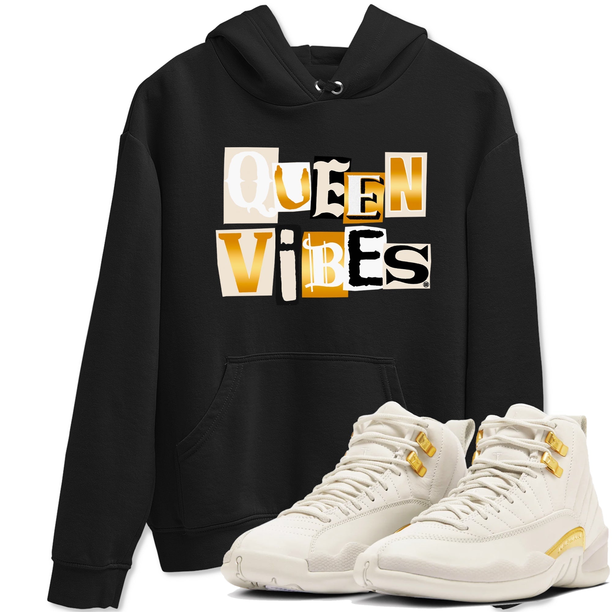 Queen Vibes snkmatch Tees - Air Jordan 12 Phantom