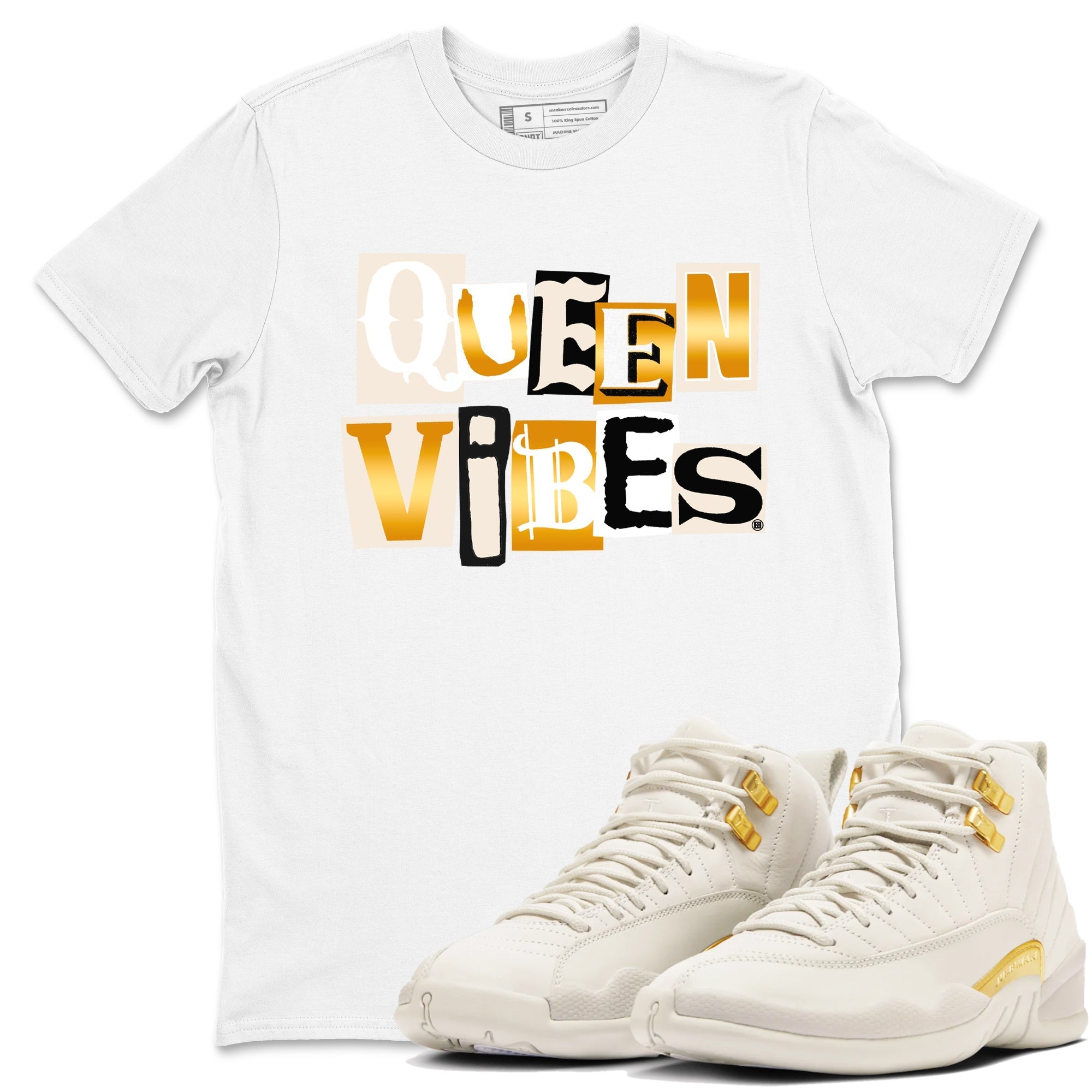 Queen Vibes snkmatch Tees - Air Jordan 12 Phantom