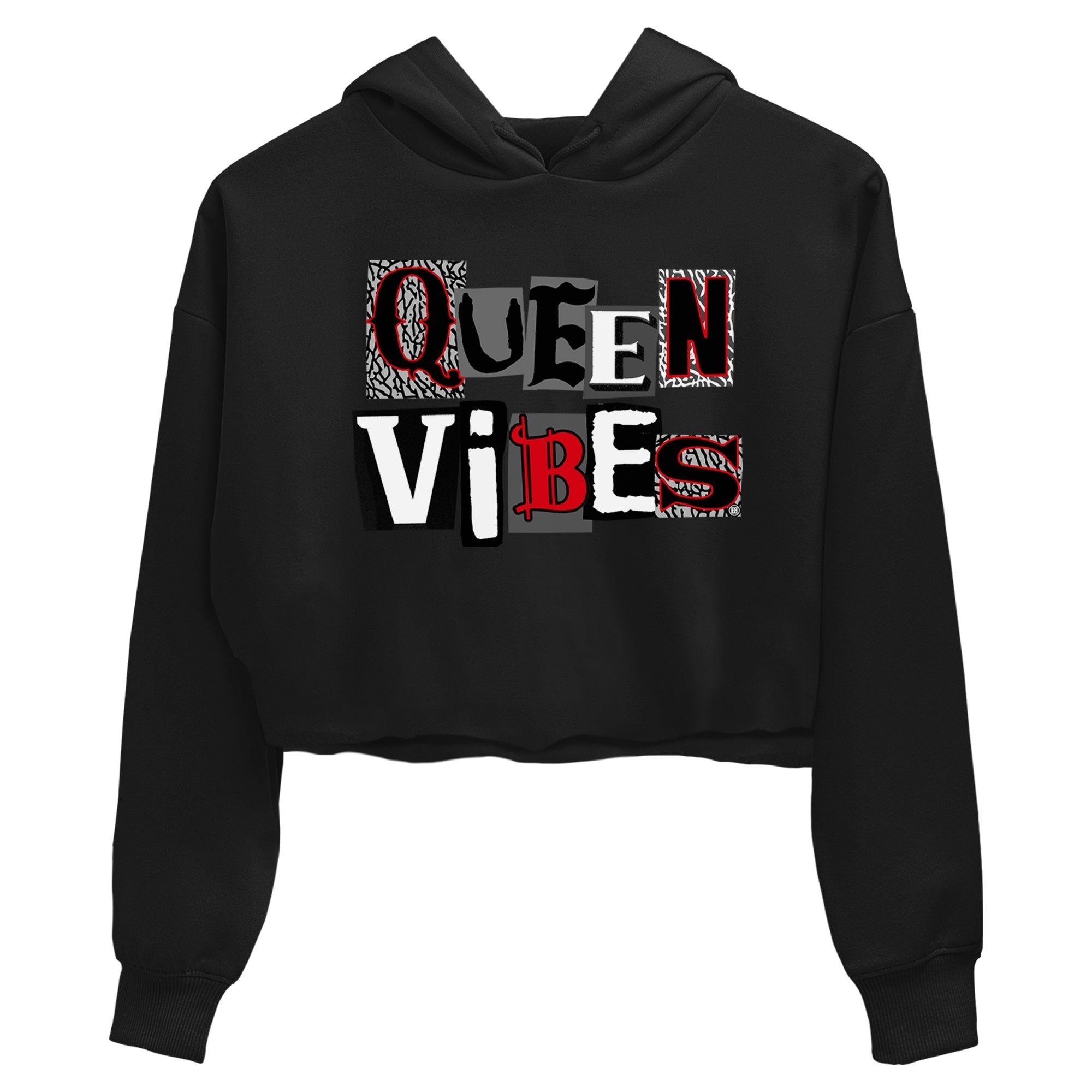 Queen Vibes snkmatch Women's Top - Air Jordan 3 Black Cement