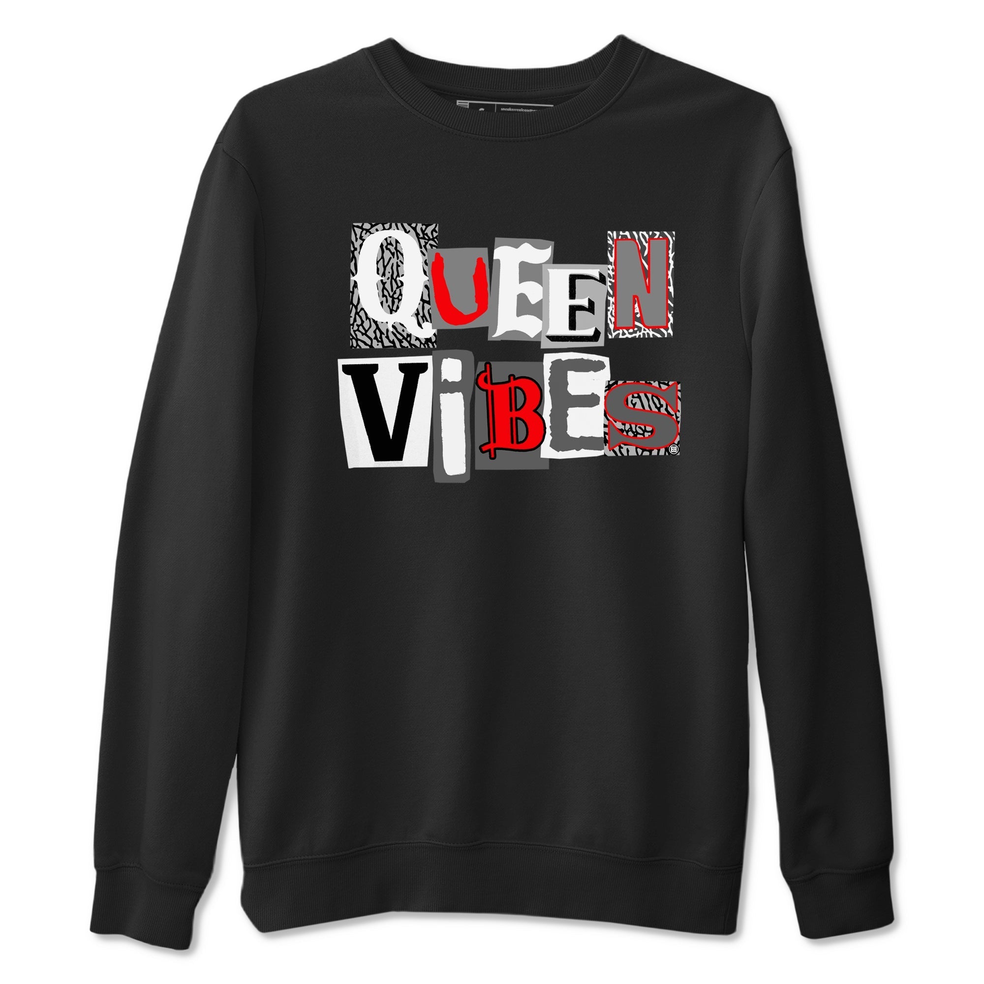 Queen Vibes snkmatch Tees - Air Jordan 3 Cement Grey