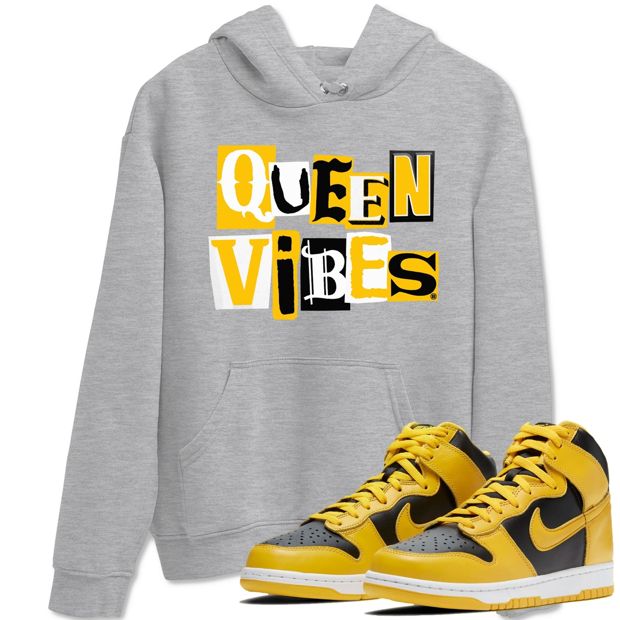 Queen Vibes snkmatch Tees - Dunk High Pollen
