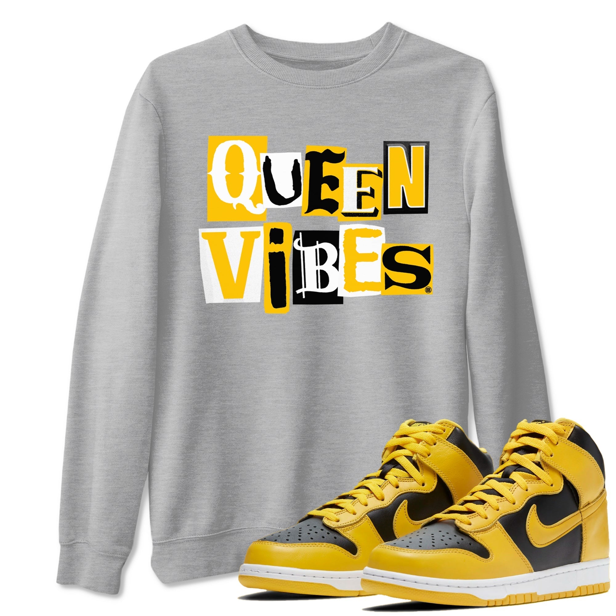 Queen Vibes snkmatch Tees - Dunk High Pollen